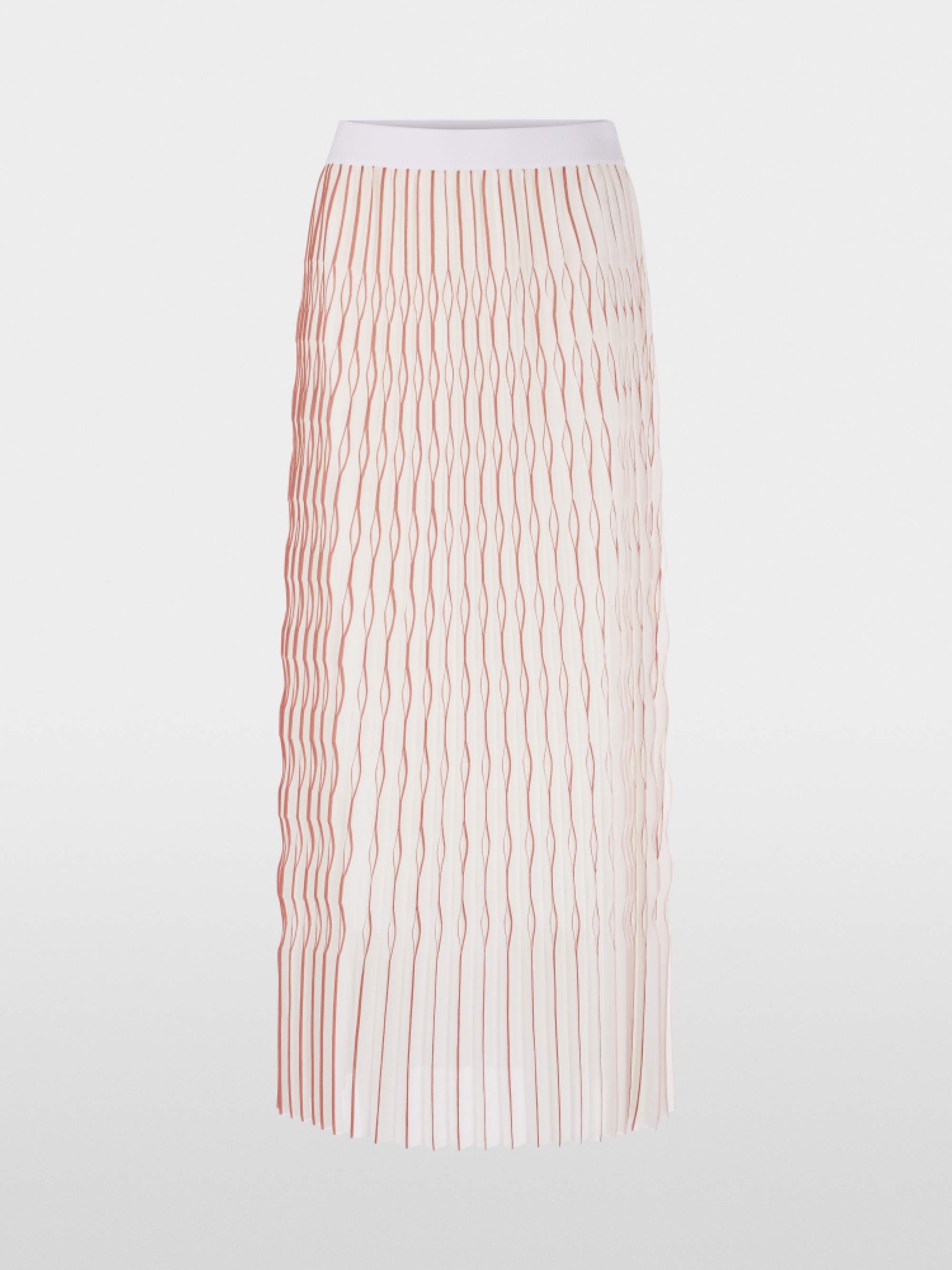 Maxi skirt with pleats