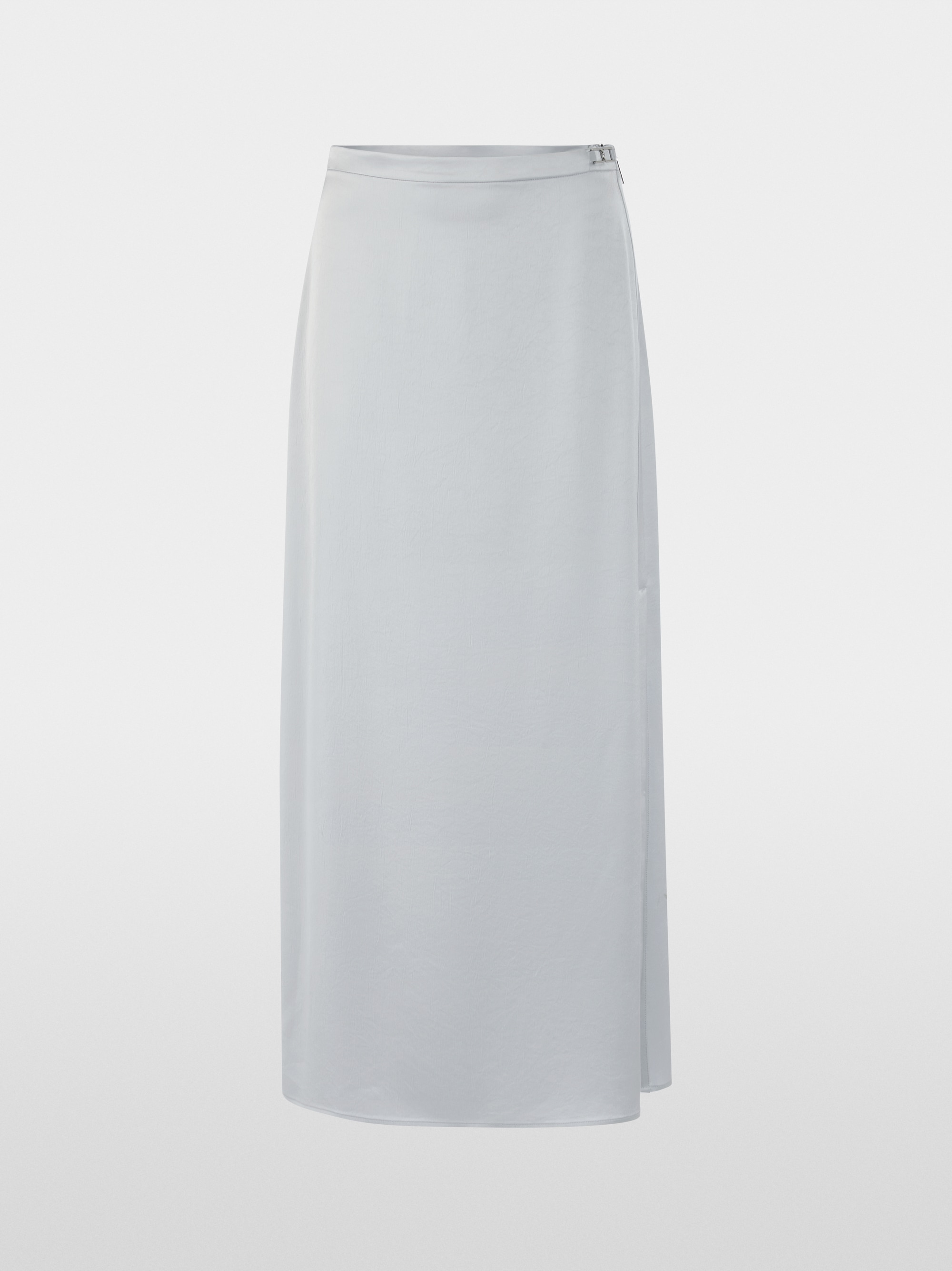 Jupe midi à l'éclat soyeux