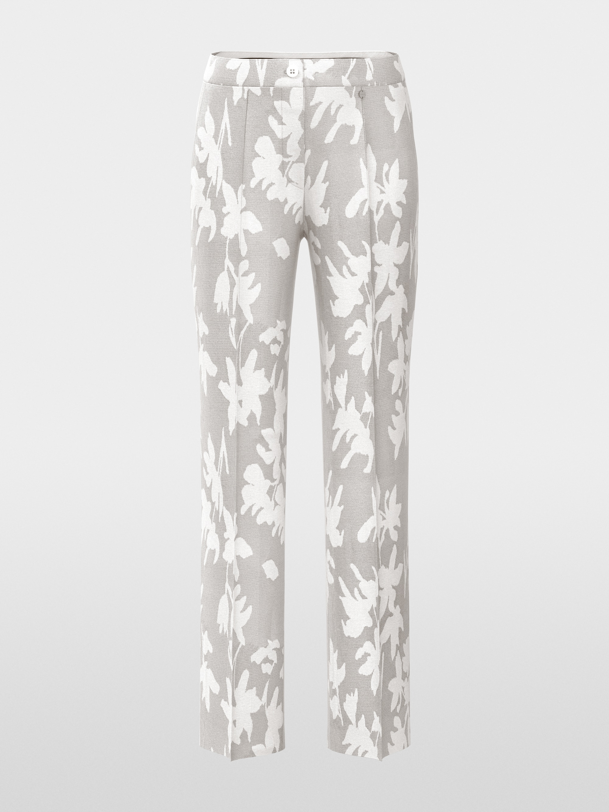 WUKARI wide fit fabric trousers