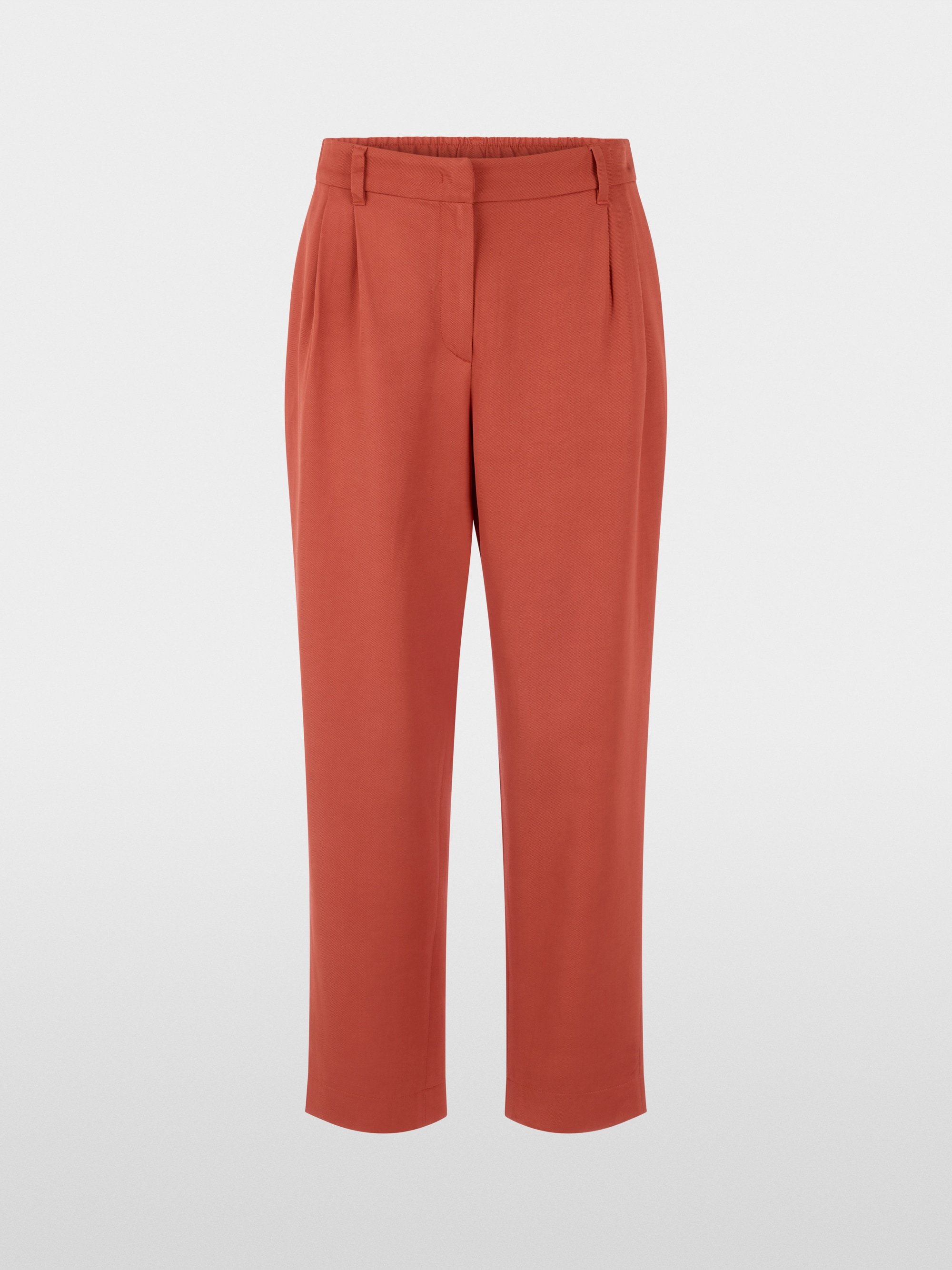 FAQUS viscose-linen blend trousers