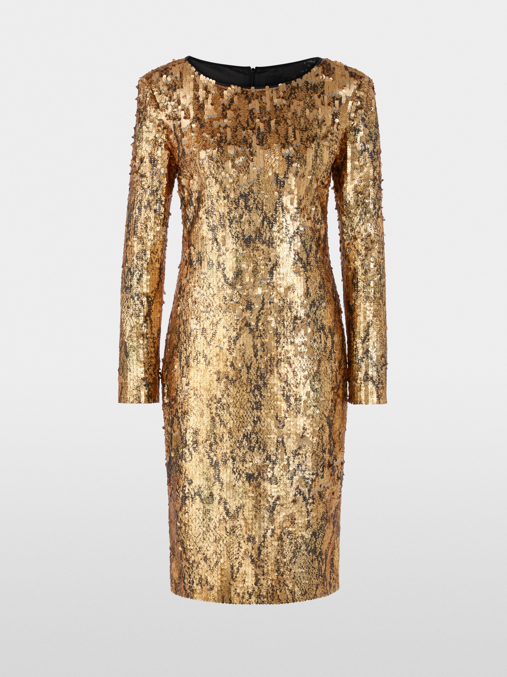 Gouden paillettenjurk