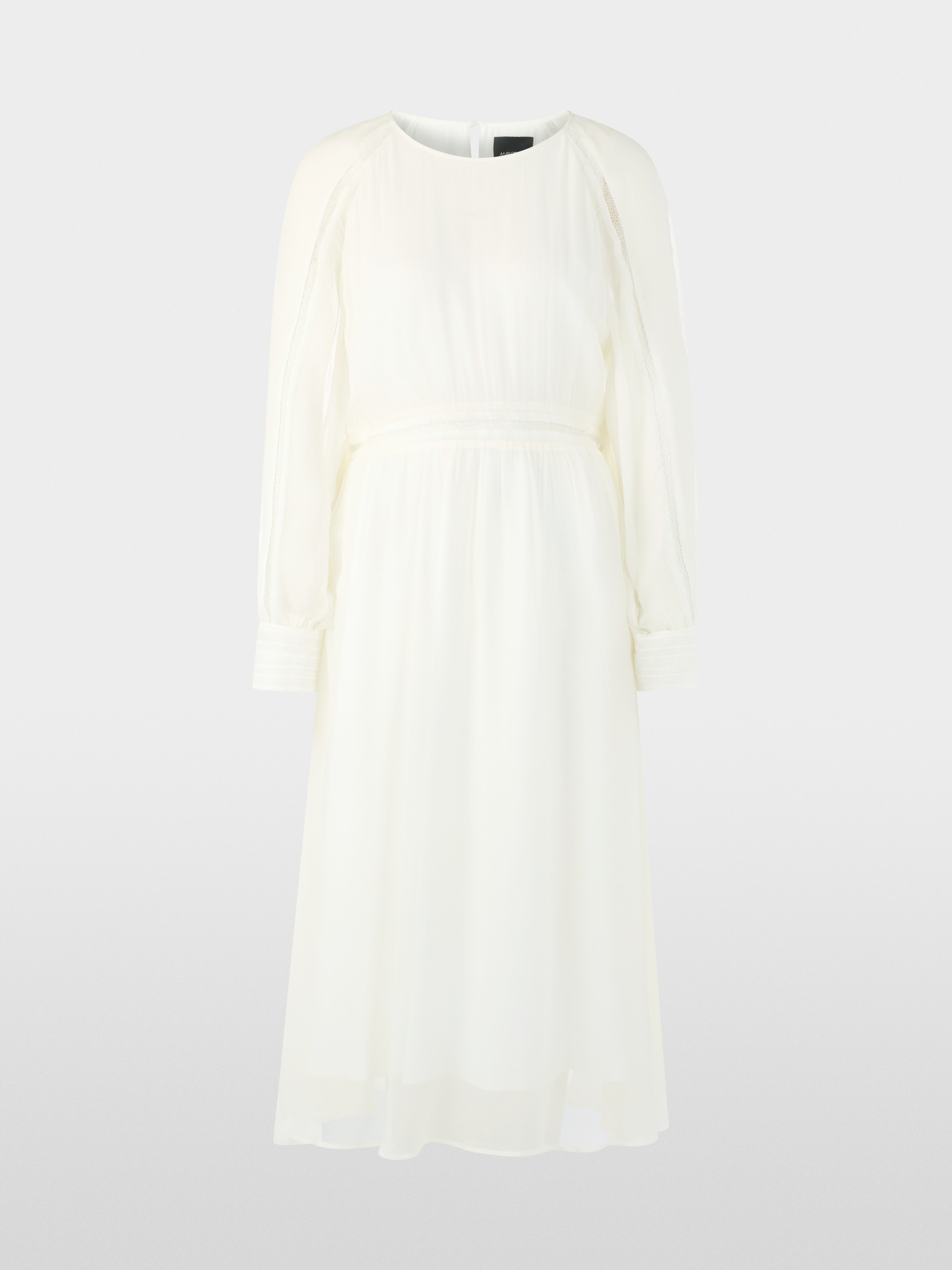 Robe midi en viscose froissée