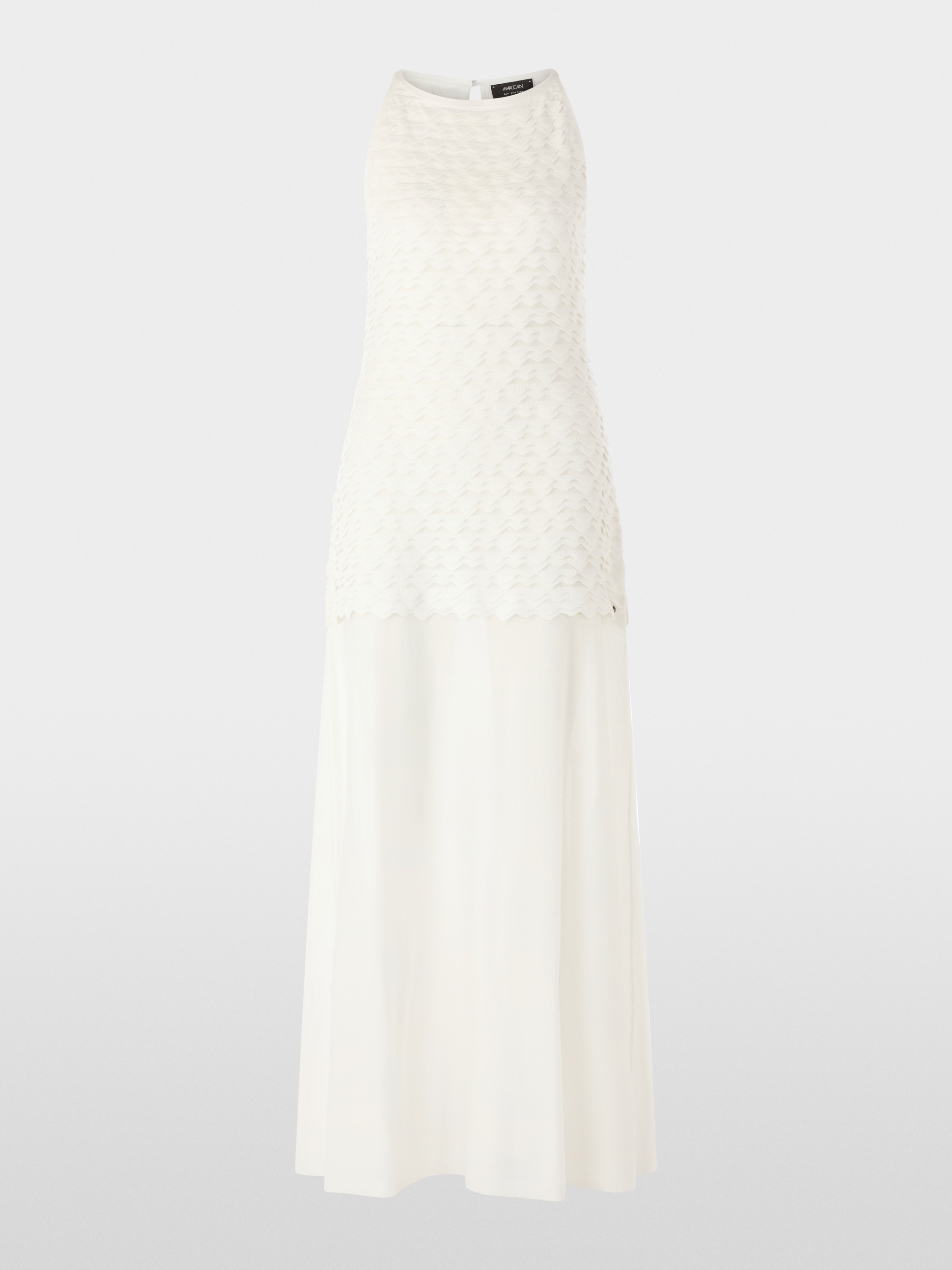 Robe longue en maille de viscose