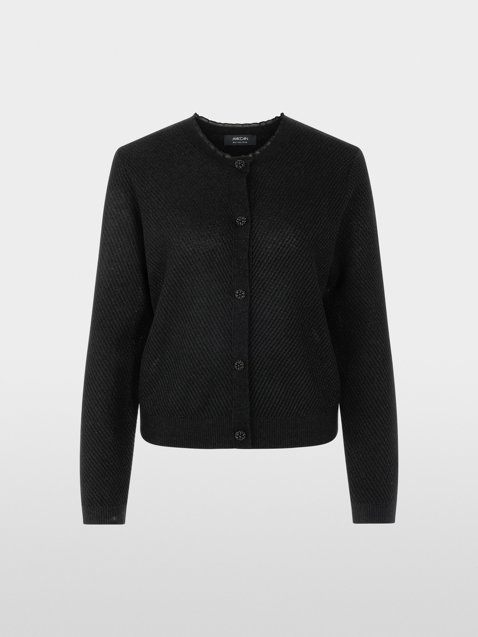 Cardigan aus Schurwollmix