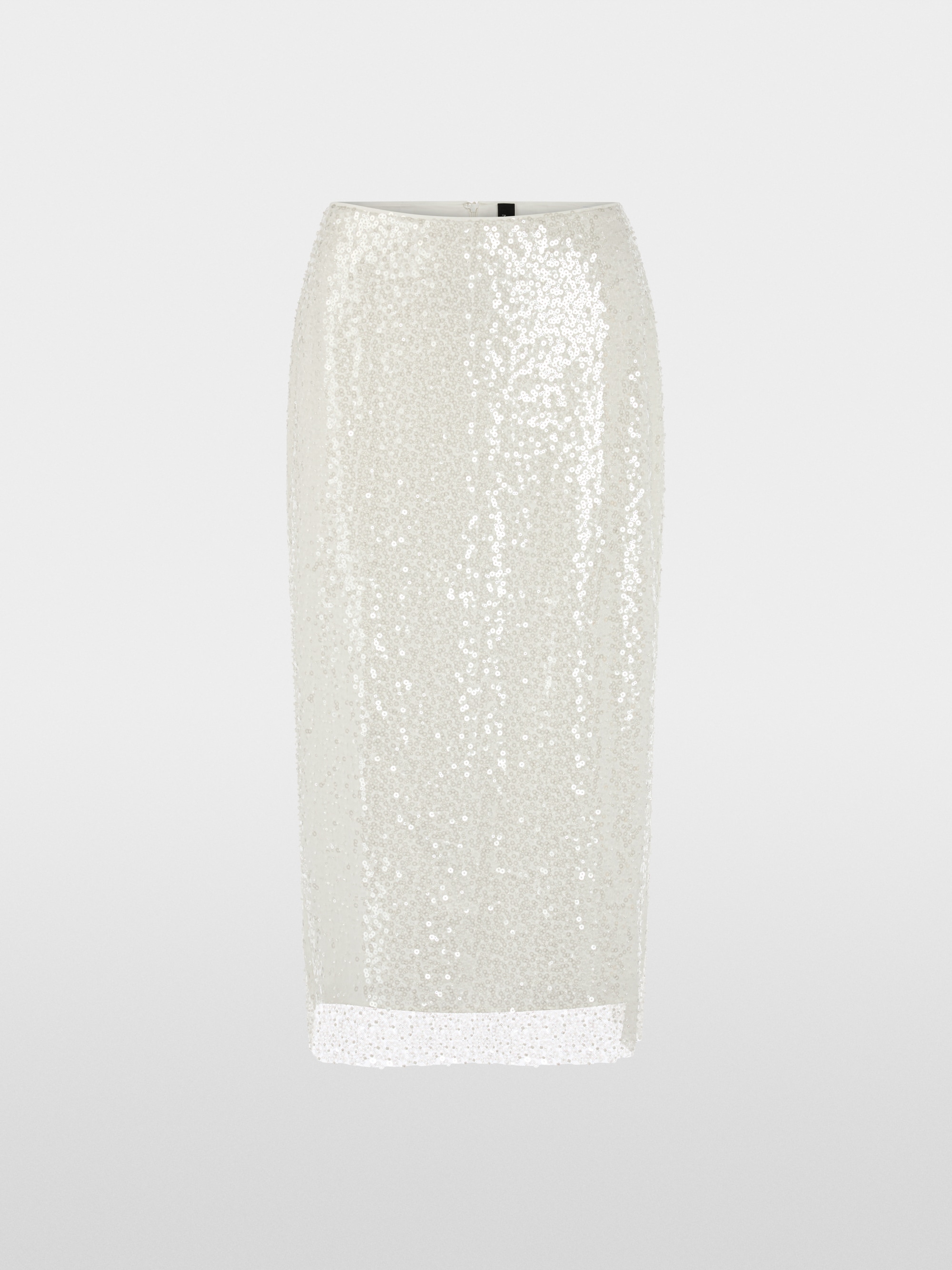 Jupe midi brodée de paillettes