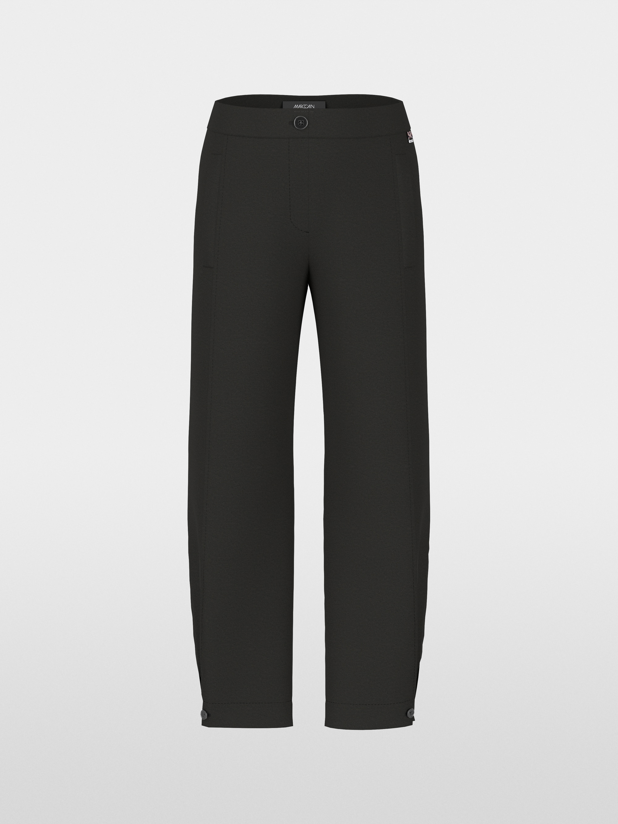 RENTON relaxed fit pants with hem detail