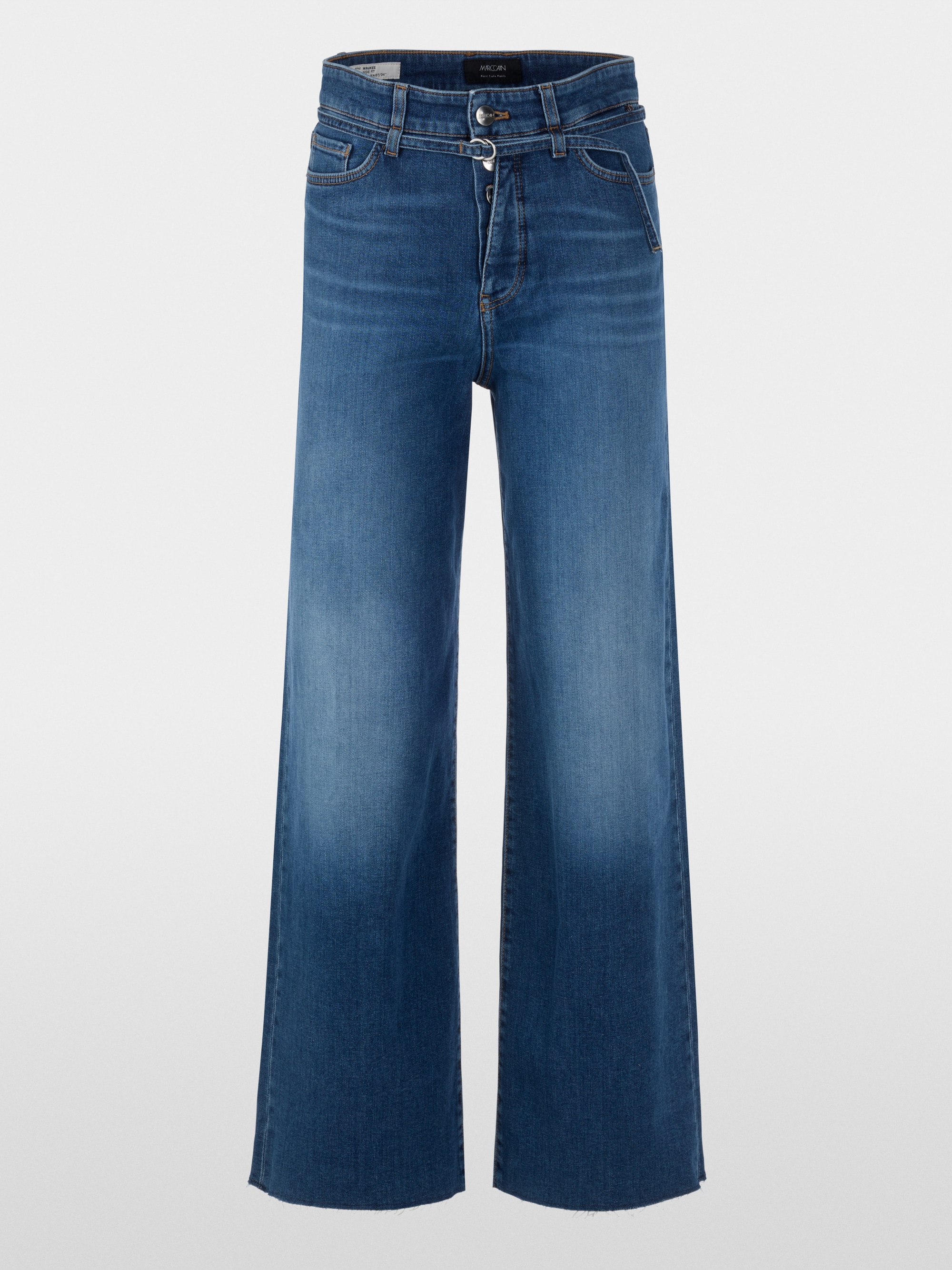 WAUKEE wide-cut jeans with high waist