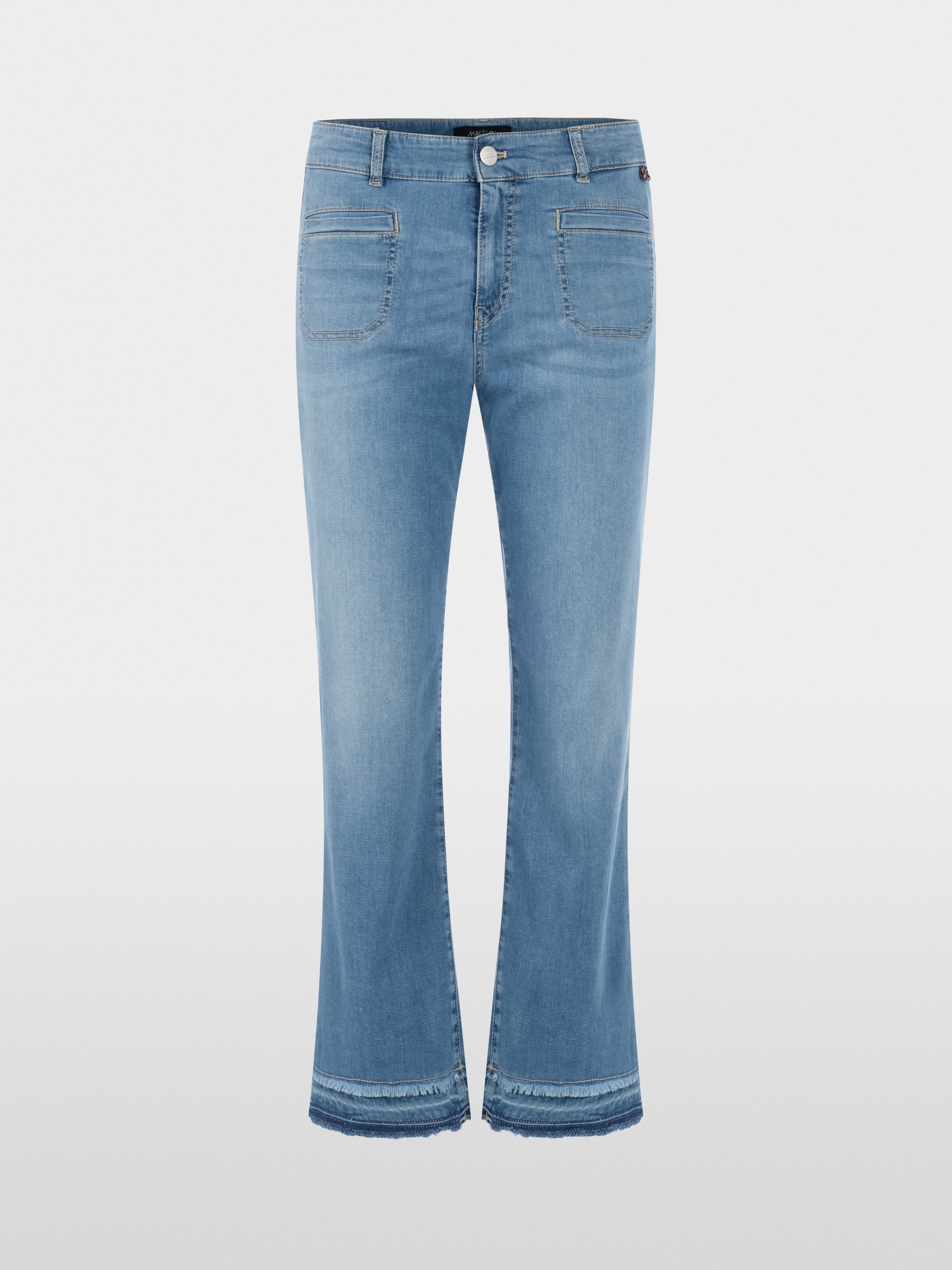 FORLI jeans with fringe detail