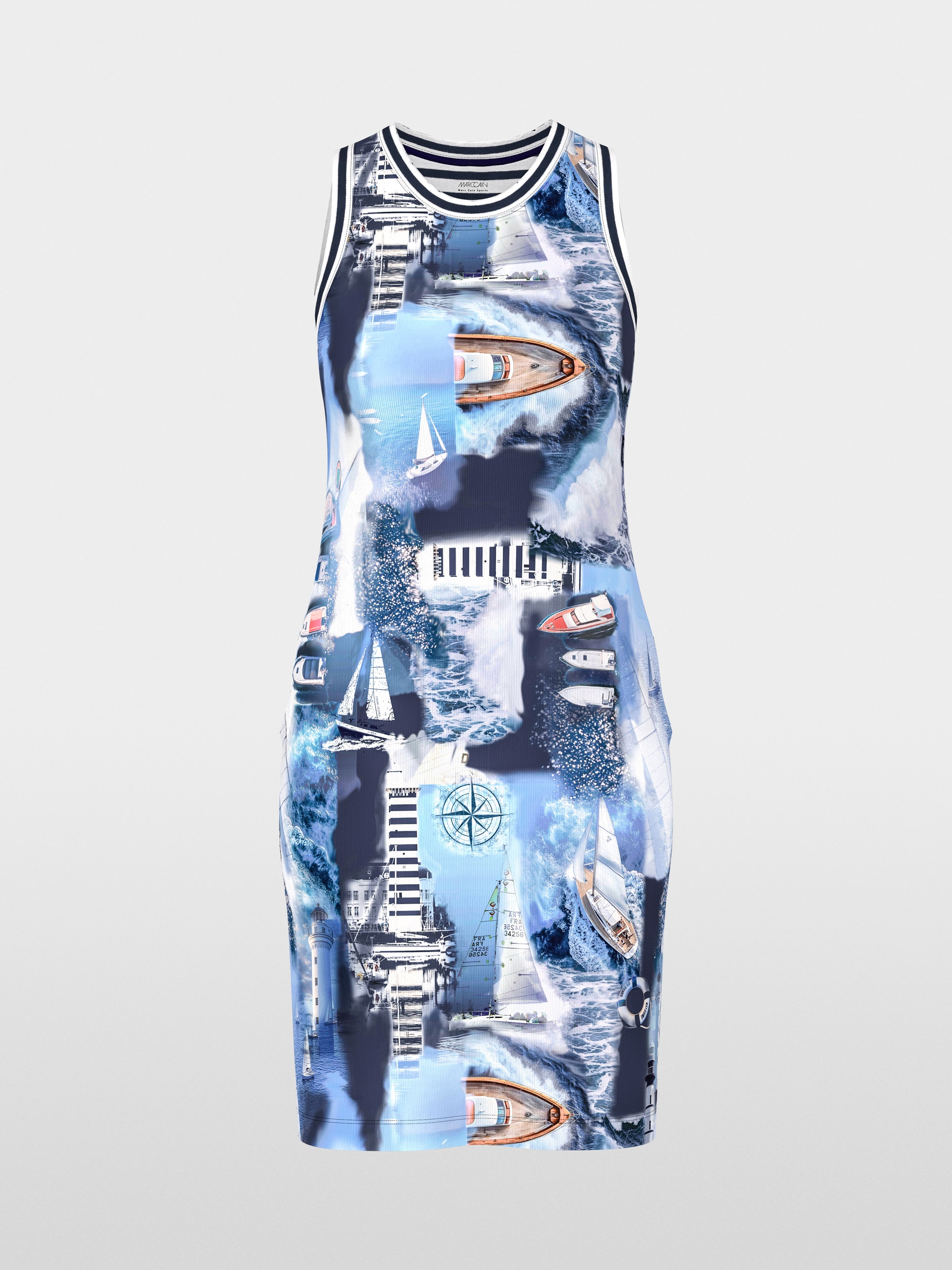 Robe à imprimé marin