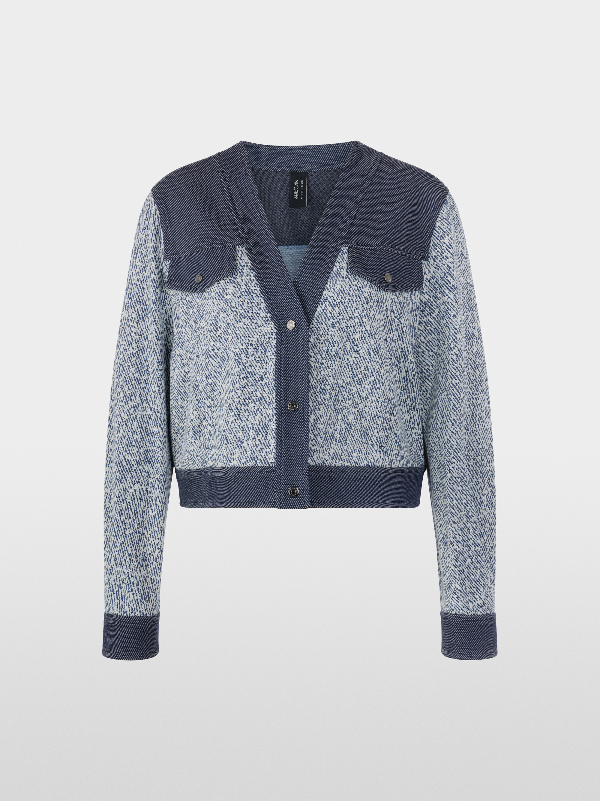 Short jacquard jacket