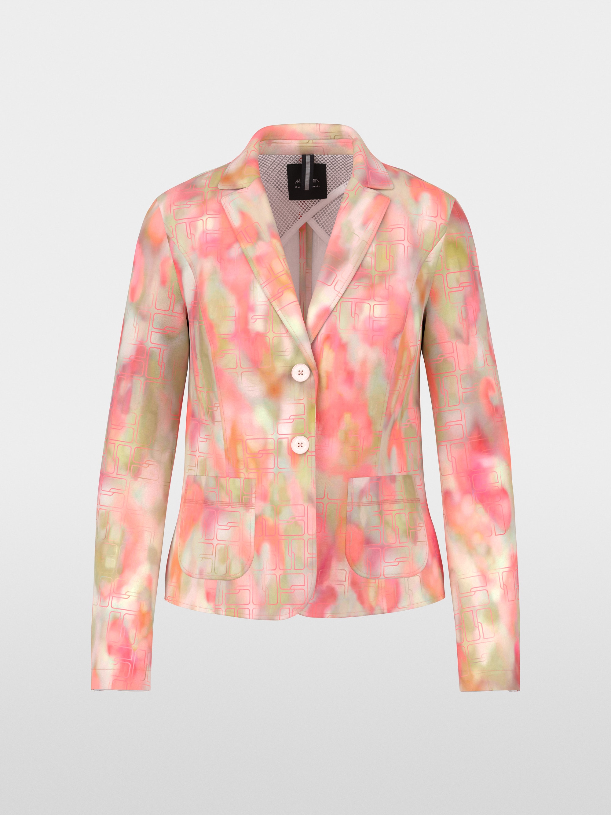 Blazer with all-over print