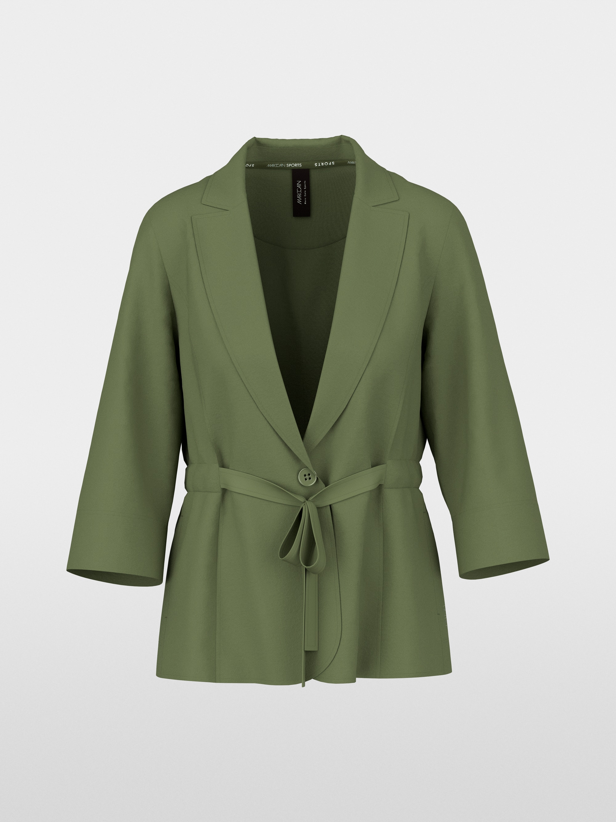 Blazer in scuba jersey