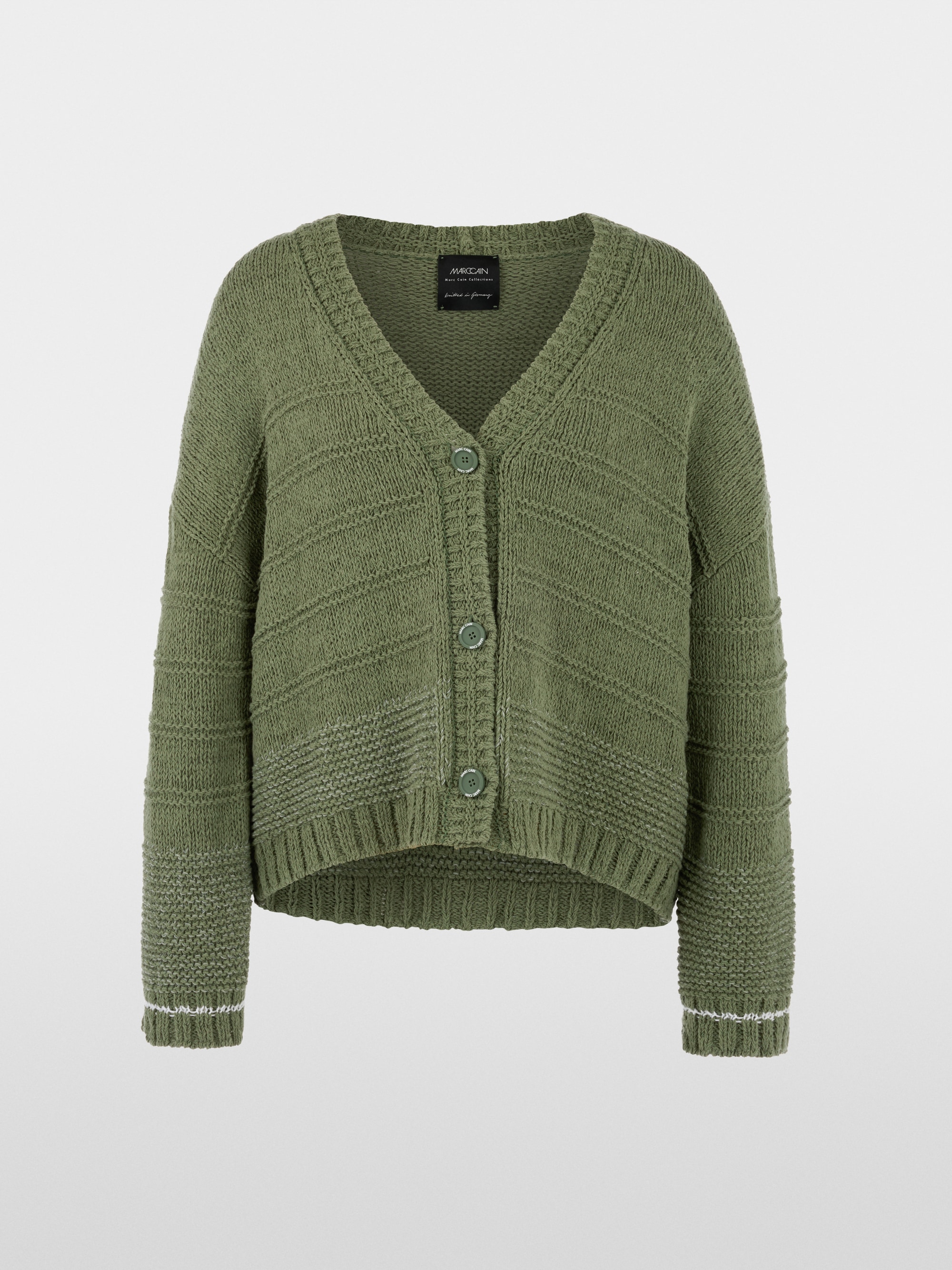‘Knitted in Germany’ cardigan