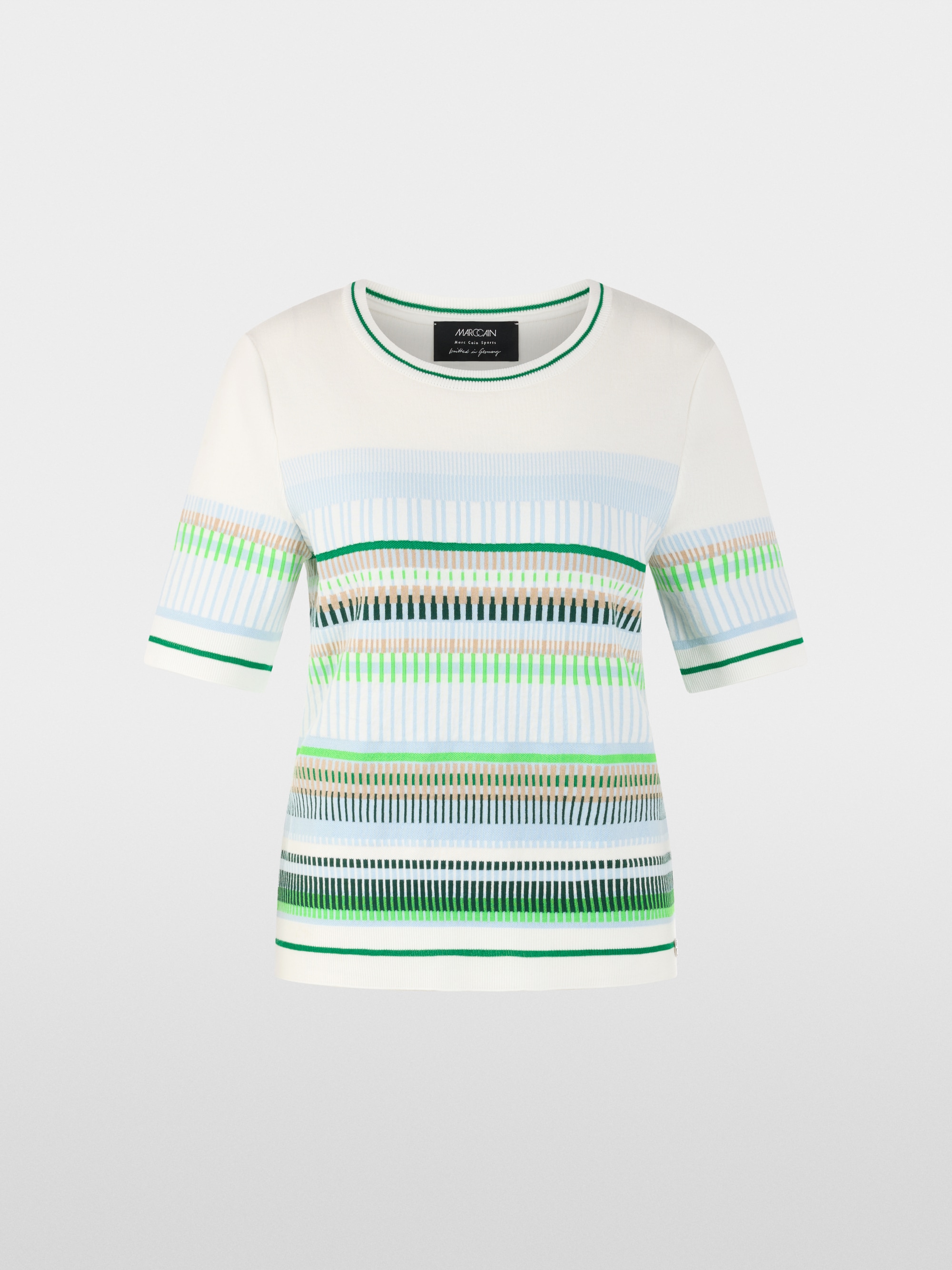 Fine-knit jacquard jumper