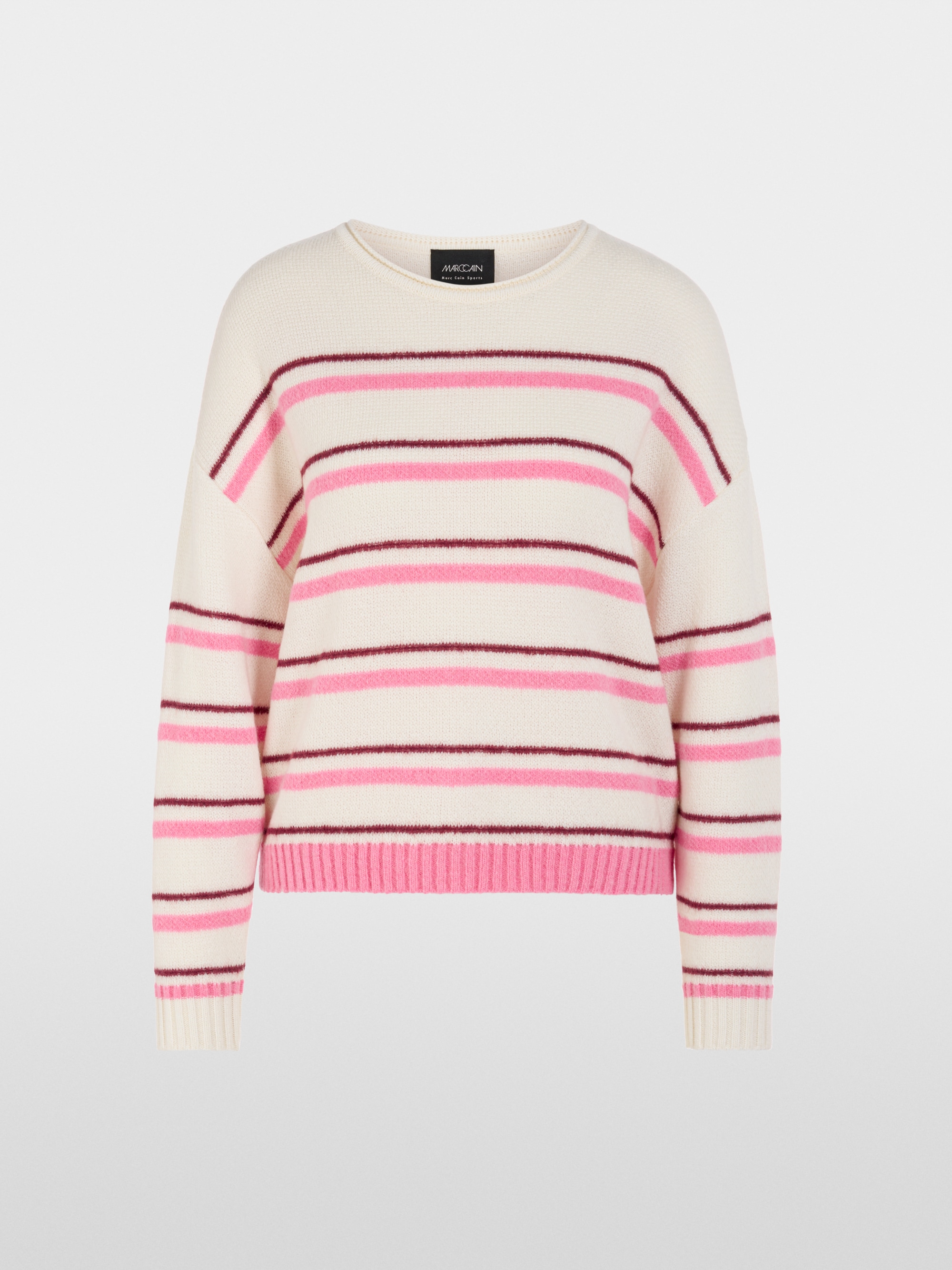 ‘Knitted in Germany’ striped jumper