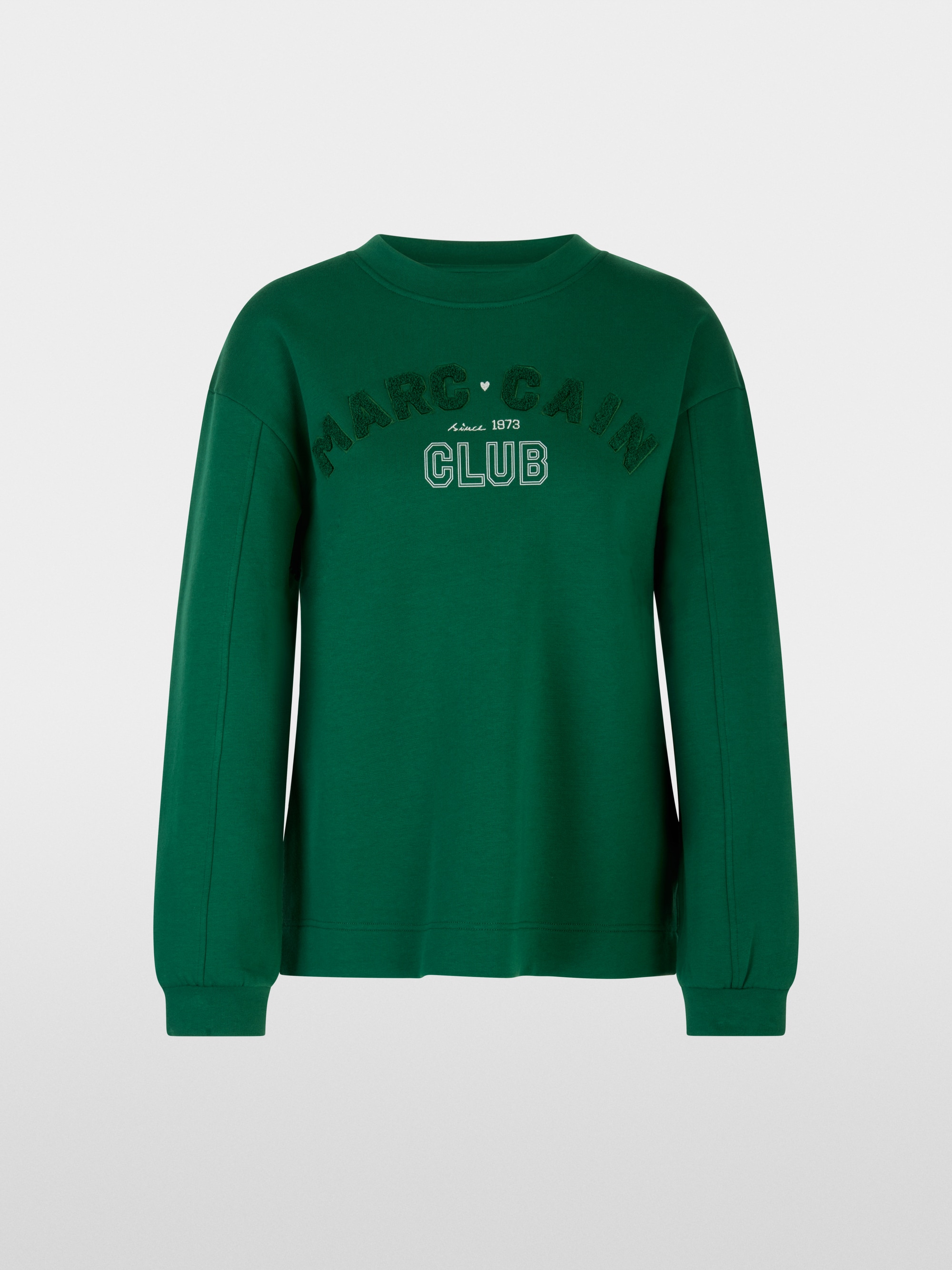 Sweatshirt with flocking