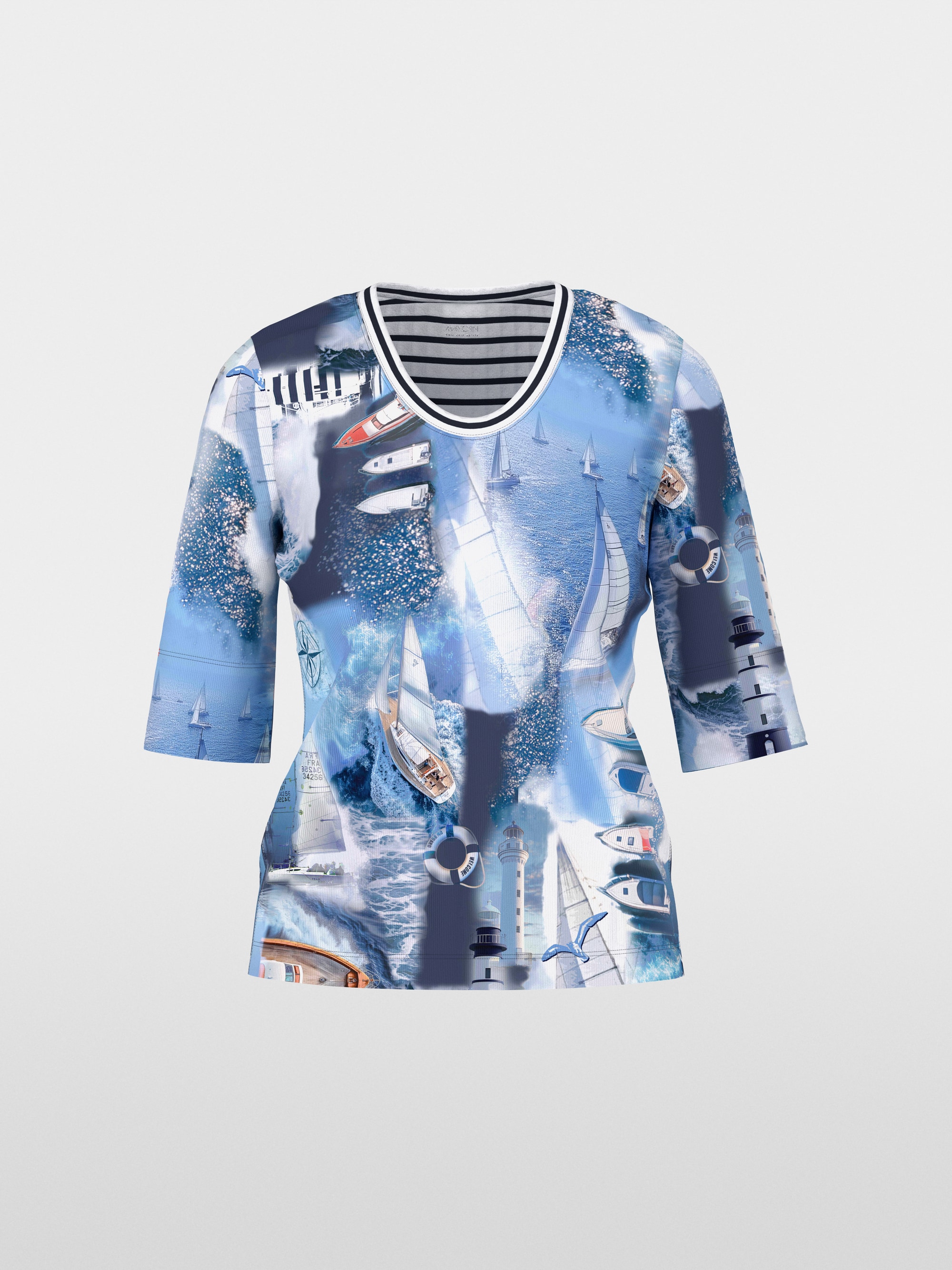 T-shirt with maritime print