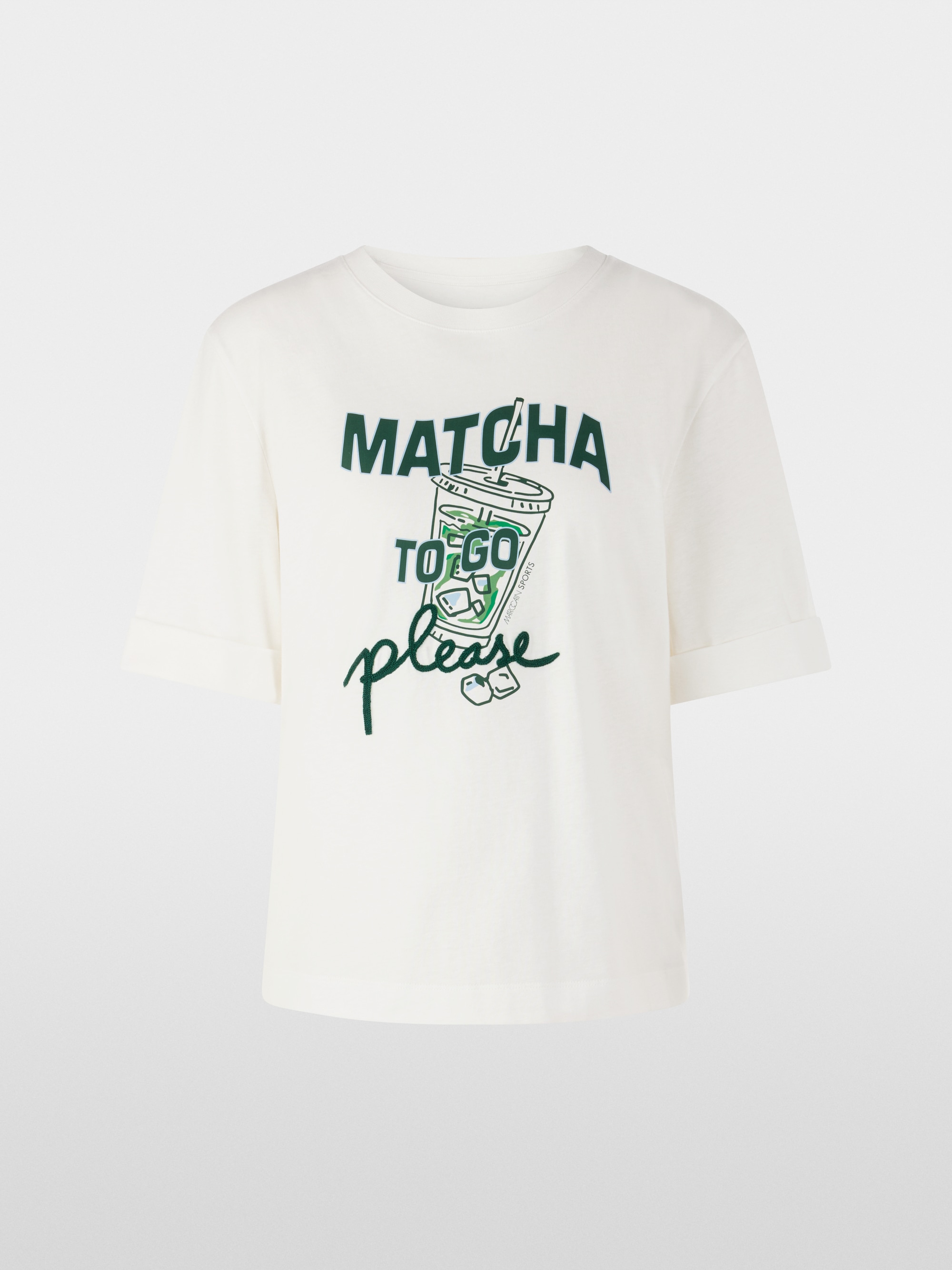 ‘Rethink Together’ matcha print shirt
