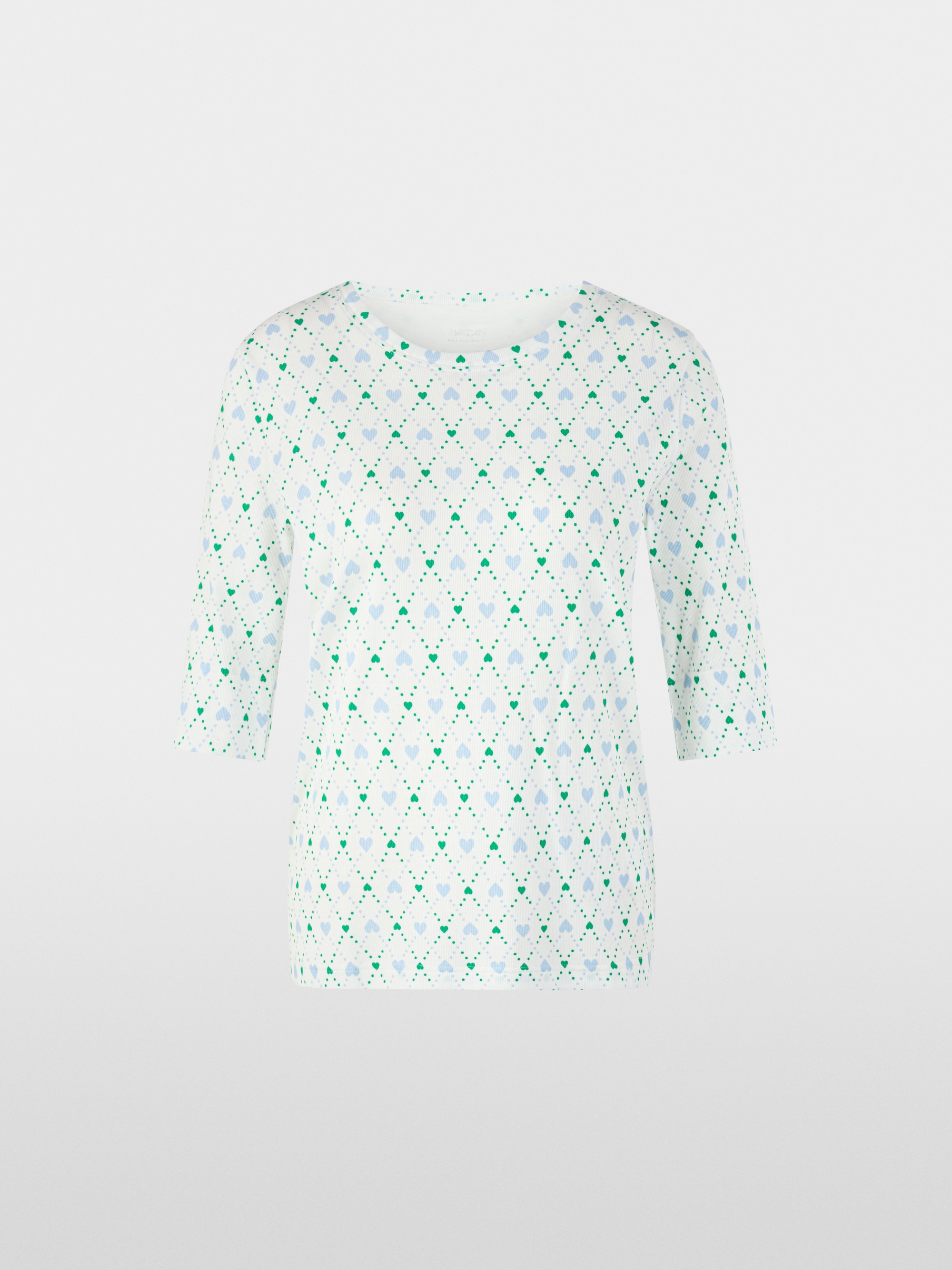 Shirt with heart print