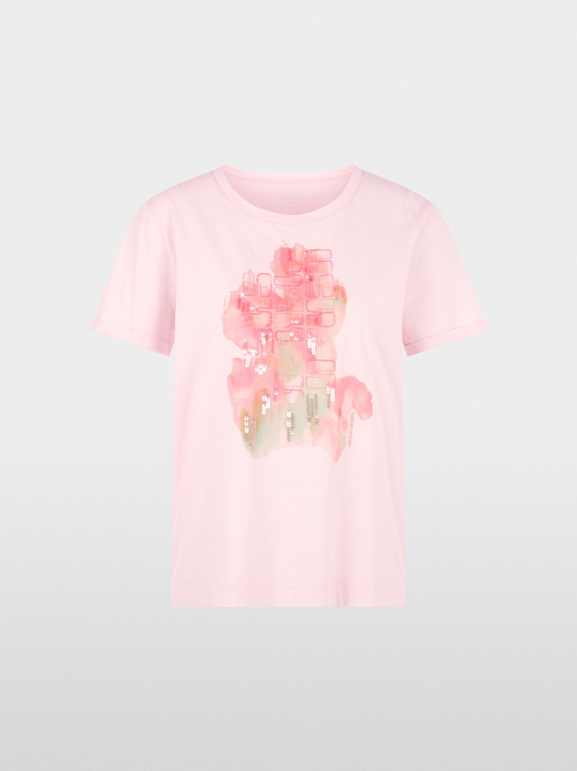 Cotton T-shirt with appliqué