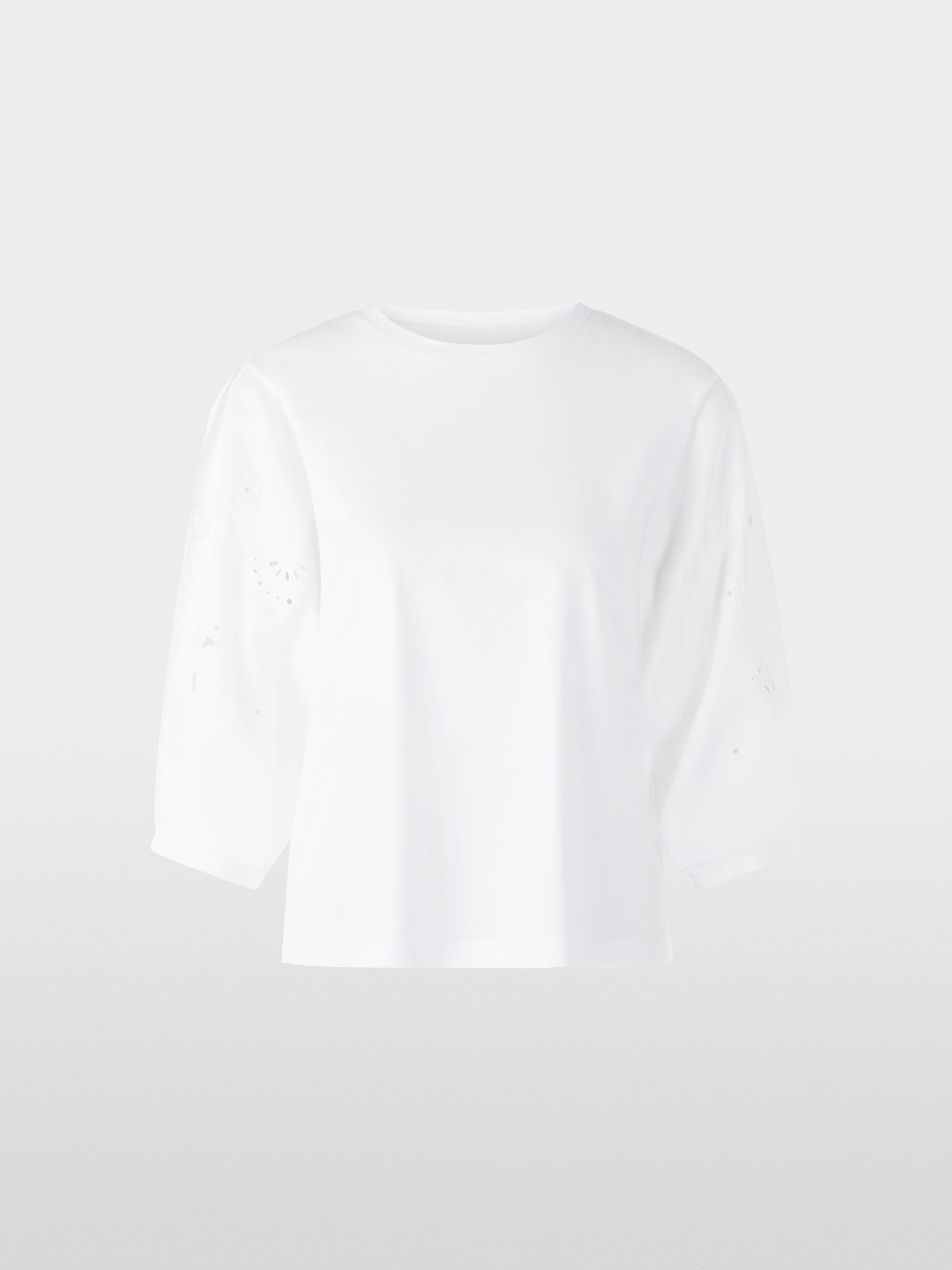 Shirt with 3/4 balloon sleeves