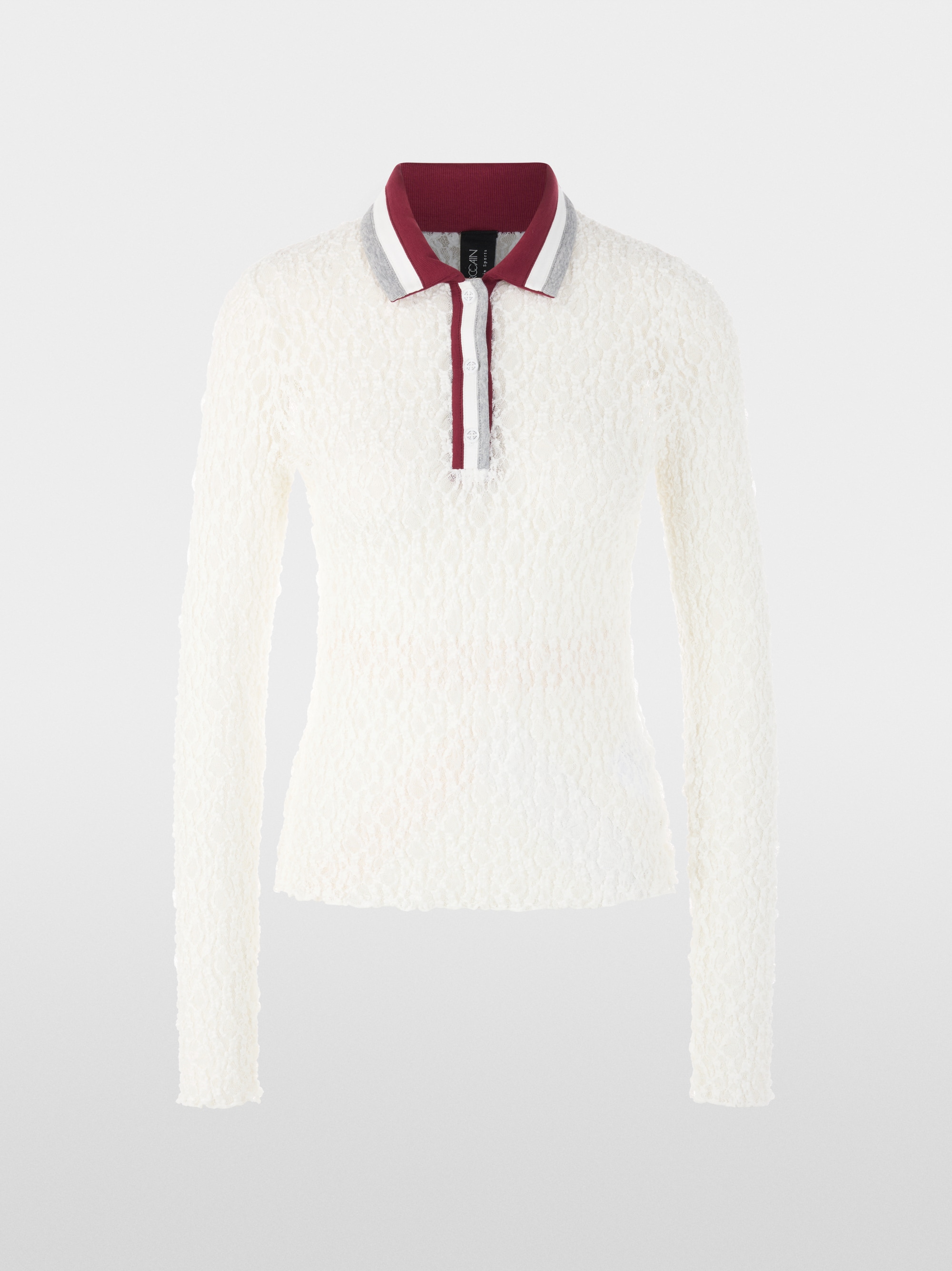 Polo shirt with lace