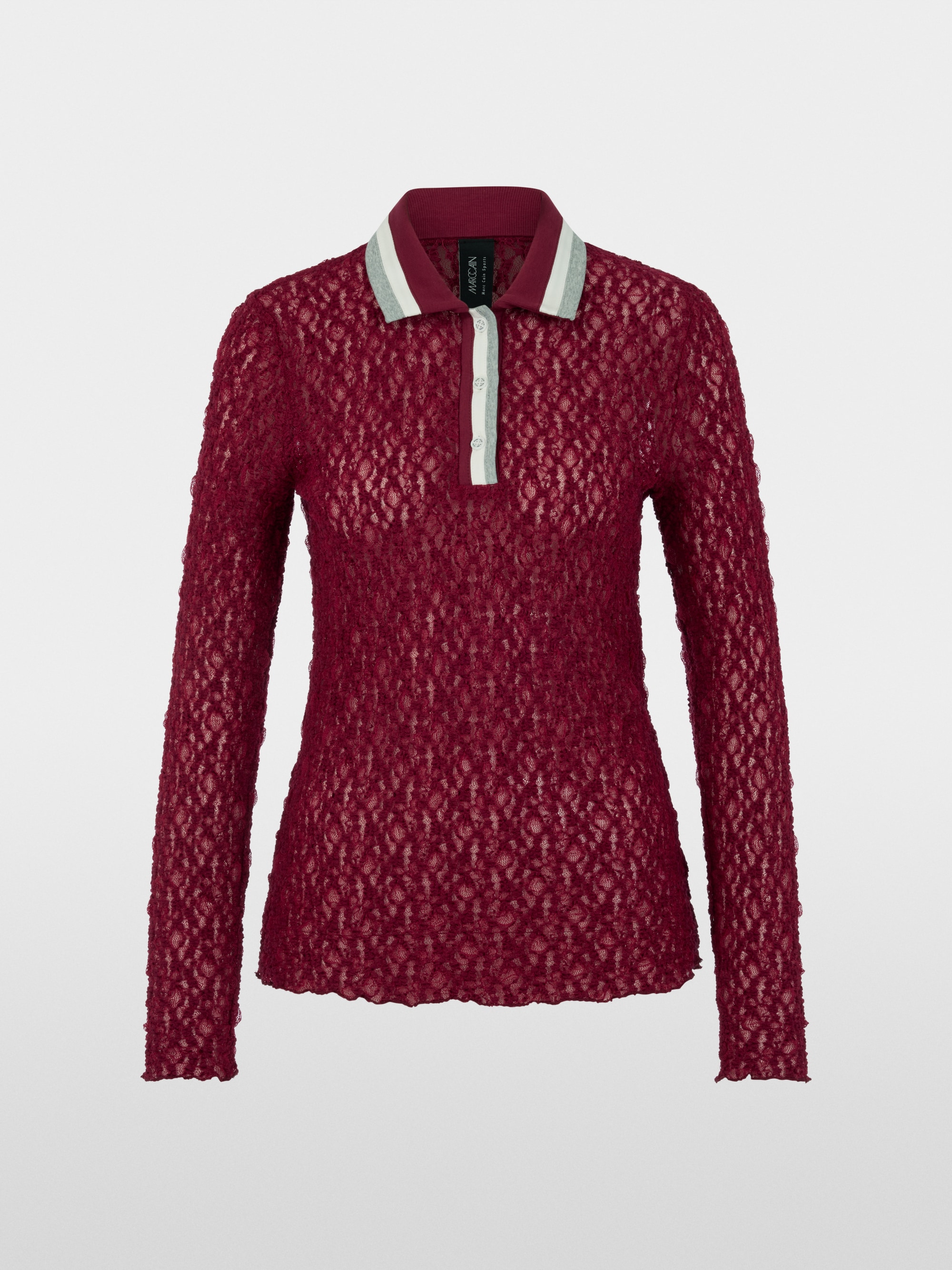 Polo avec dentelle