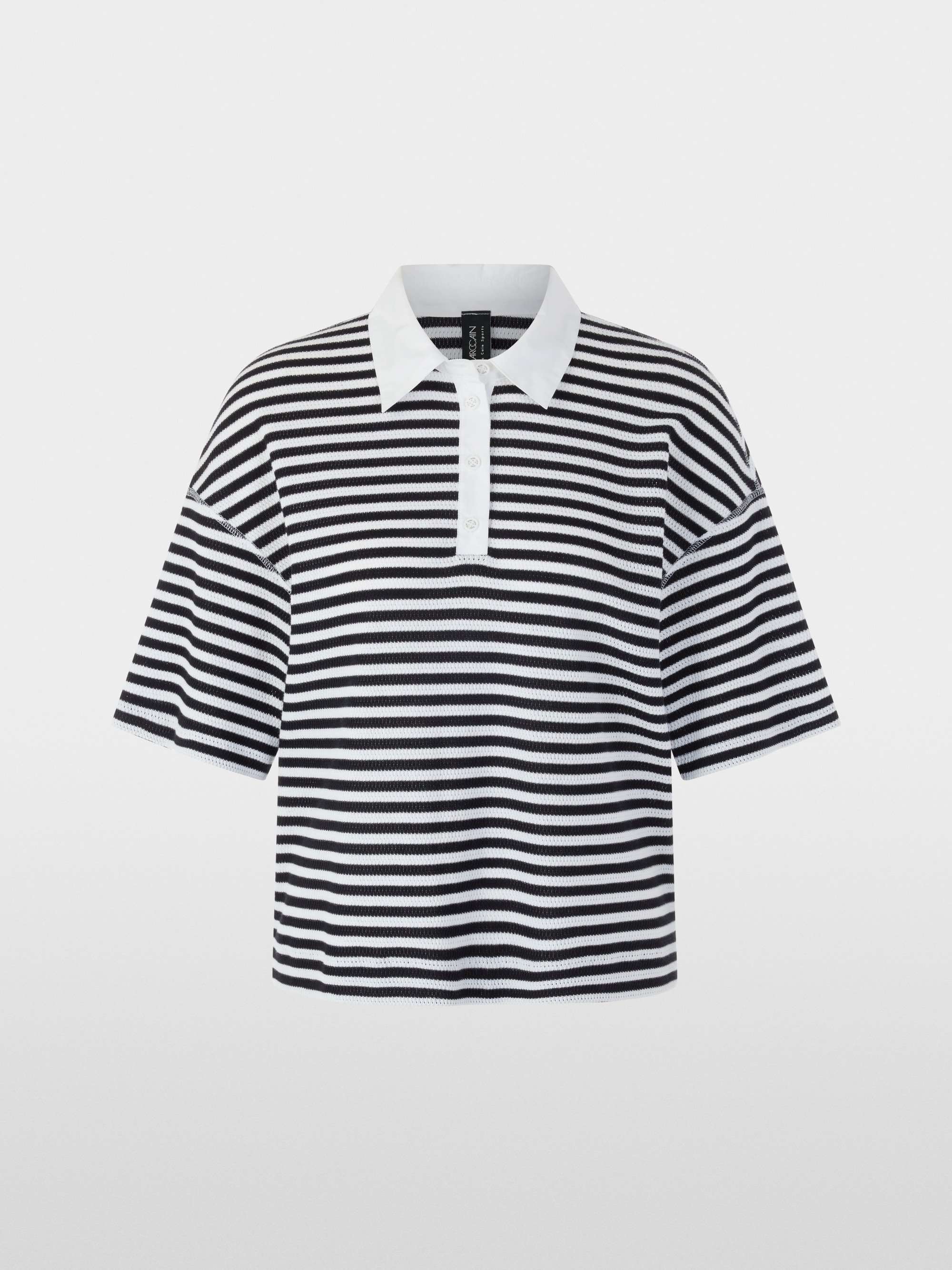 Striped polo shirt