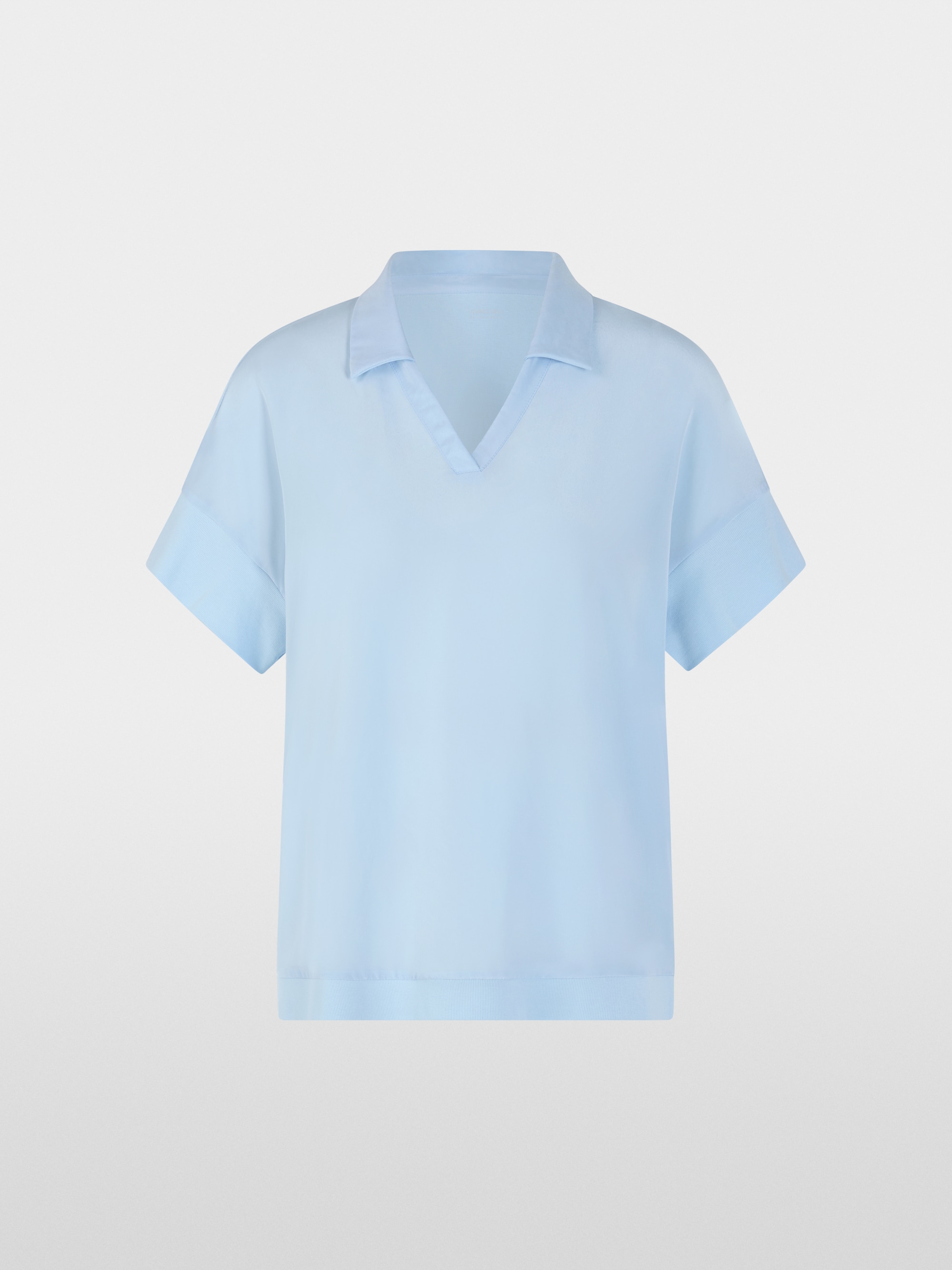 Blouse shirt in material mix