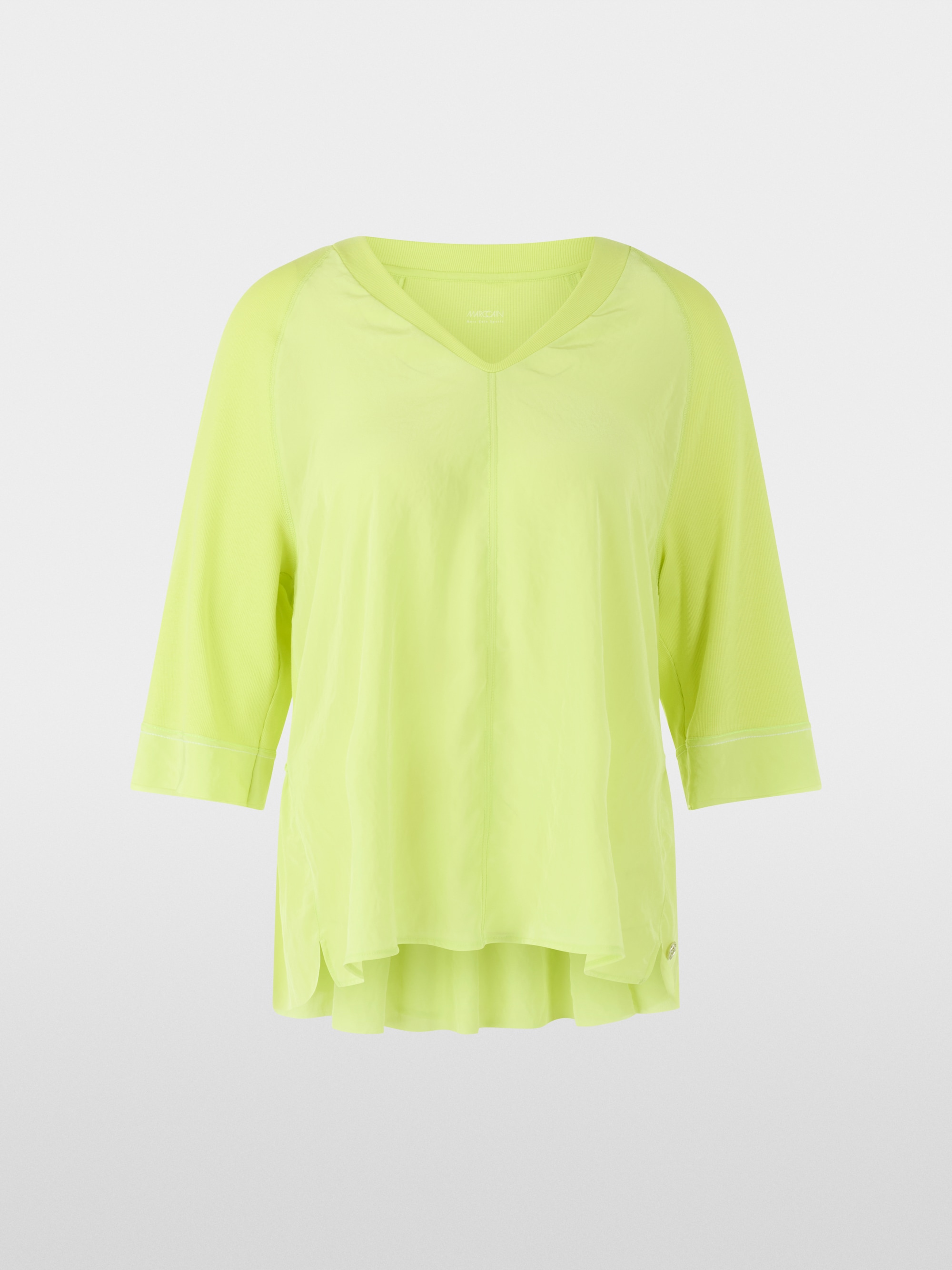Blouse shirt with 3/4 raglan sleeves