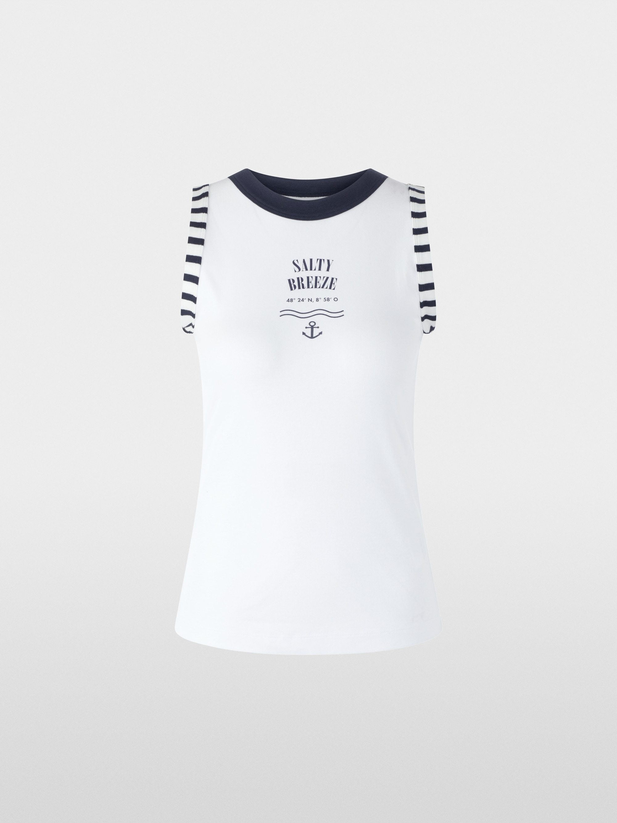 Top à imprimé marin