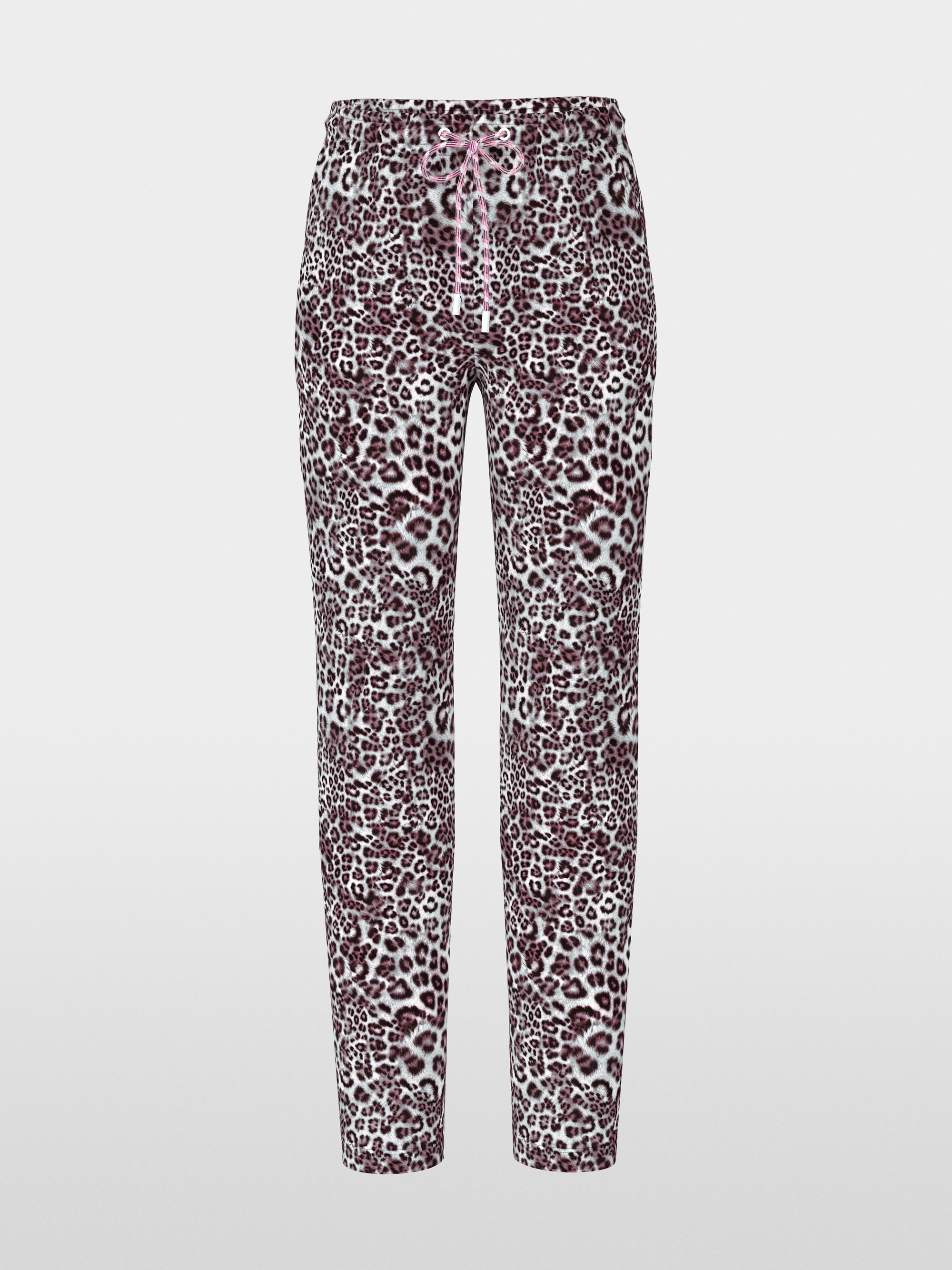 FOCHA trousers with leopard print