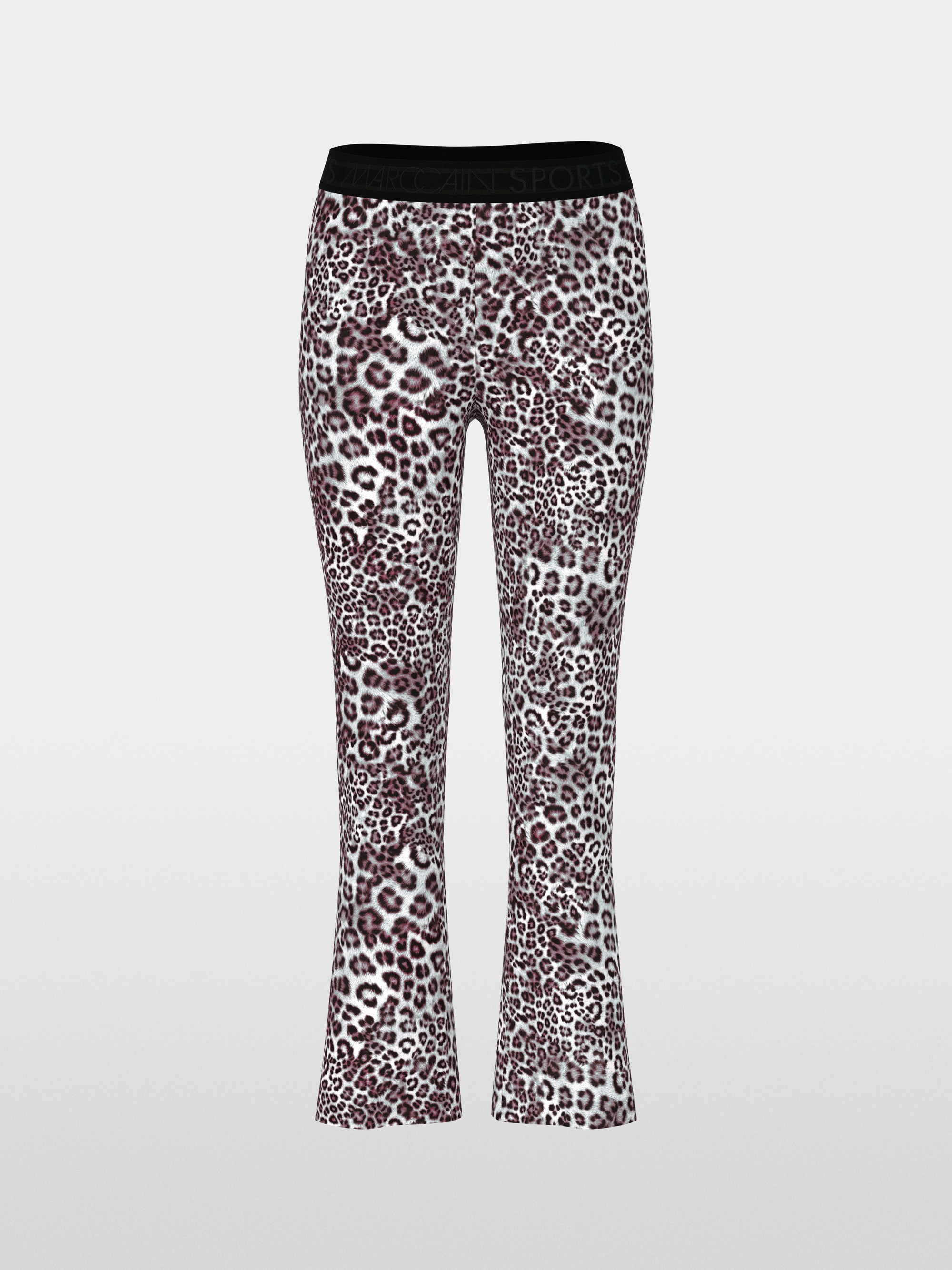 SOFIA leggings with leopard print