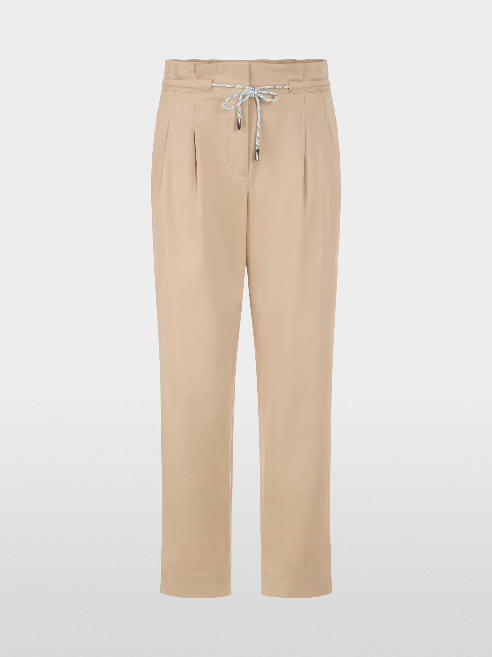 FAQUS paperbag trousers with high waist