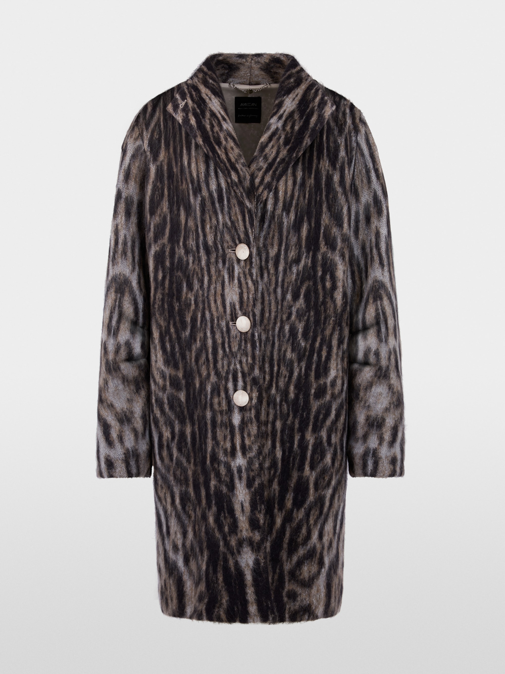 ‘Knitted in Germany’ ozelot coat