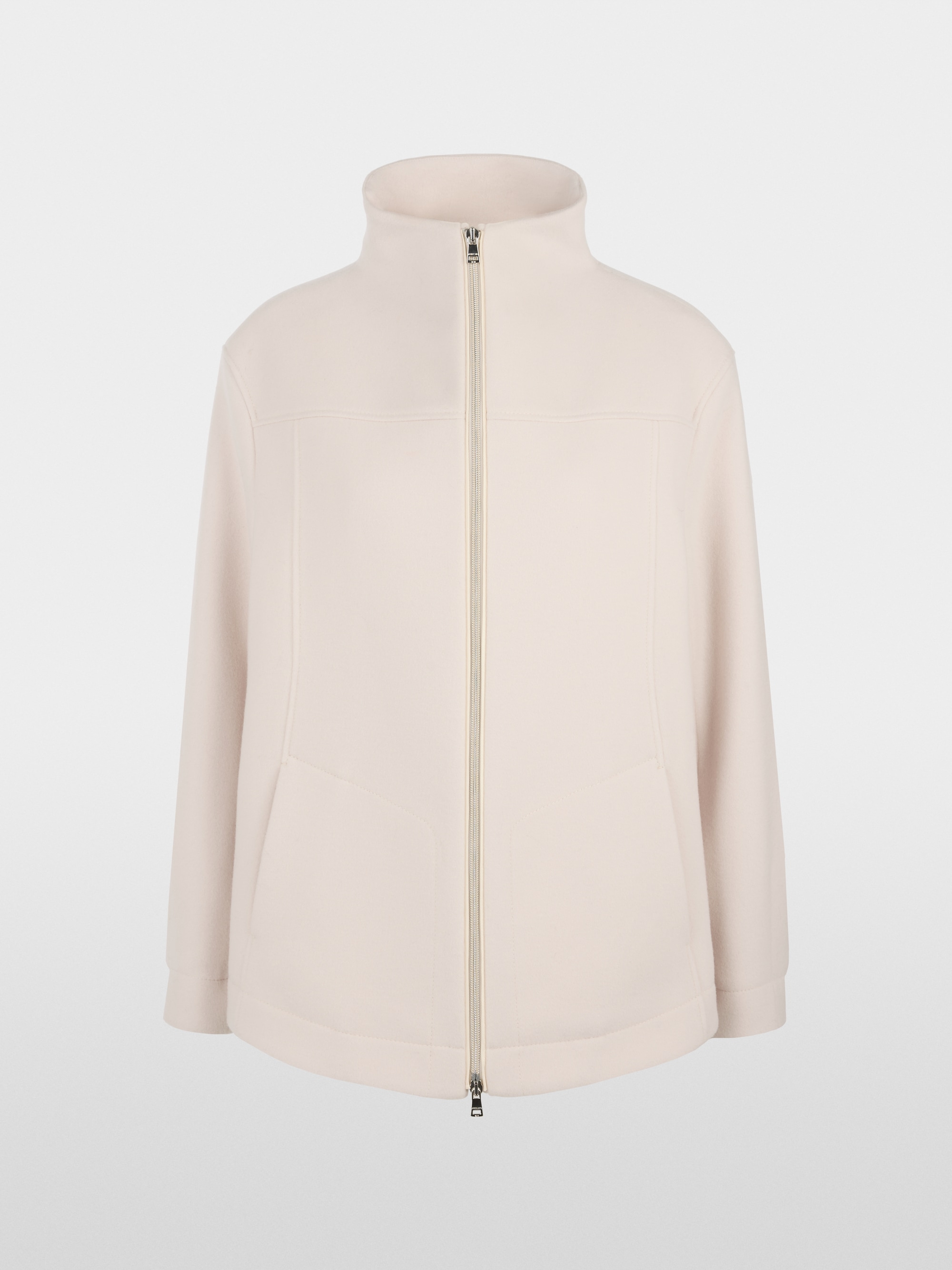 Jacket in new wool with cashmere