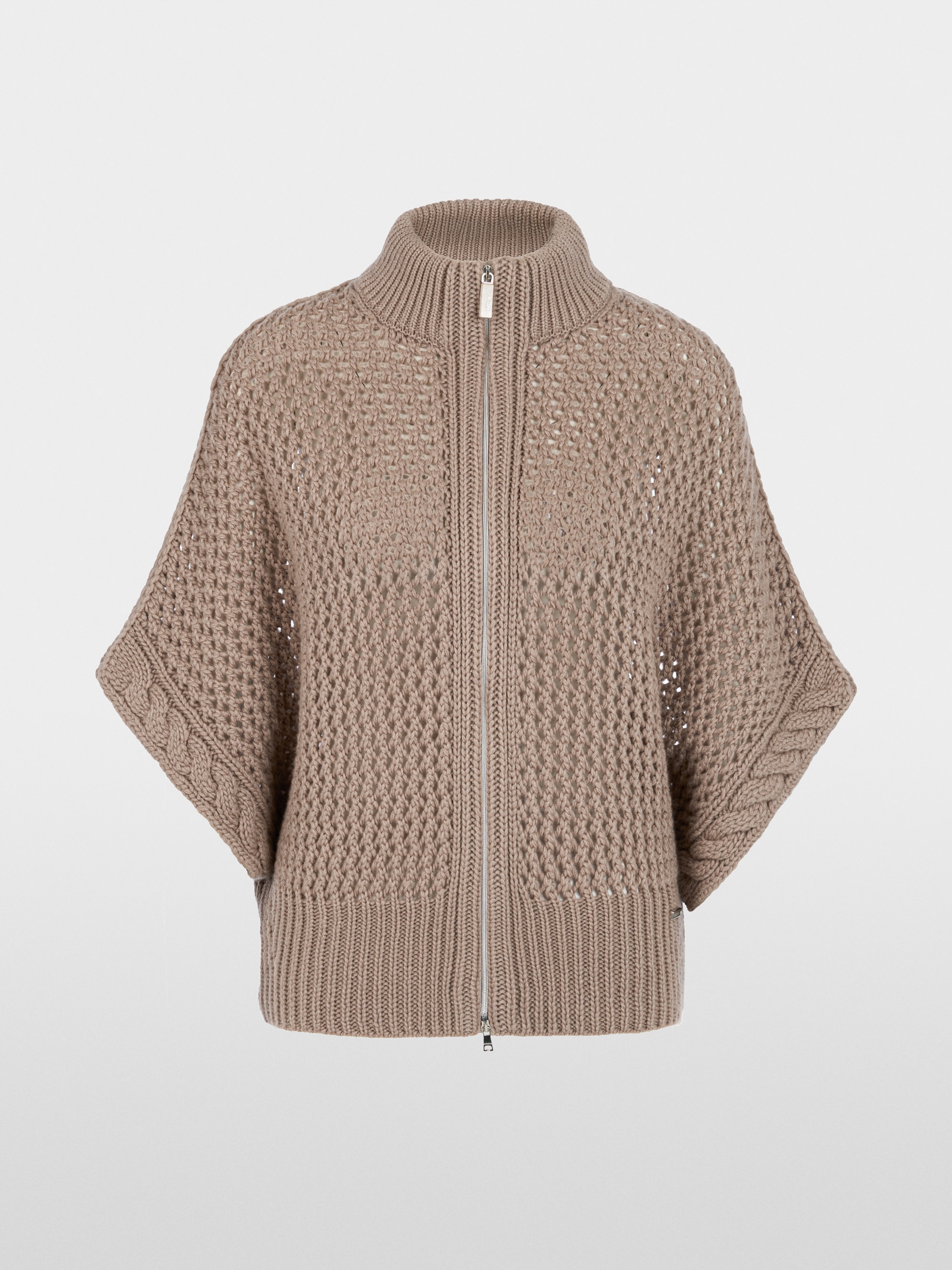 ‘Knitted in Germany’ openwork cardigan