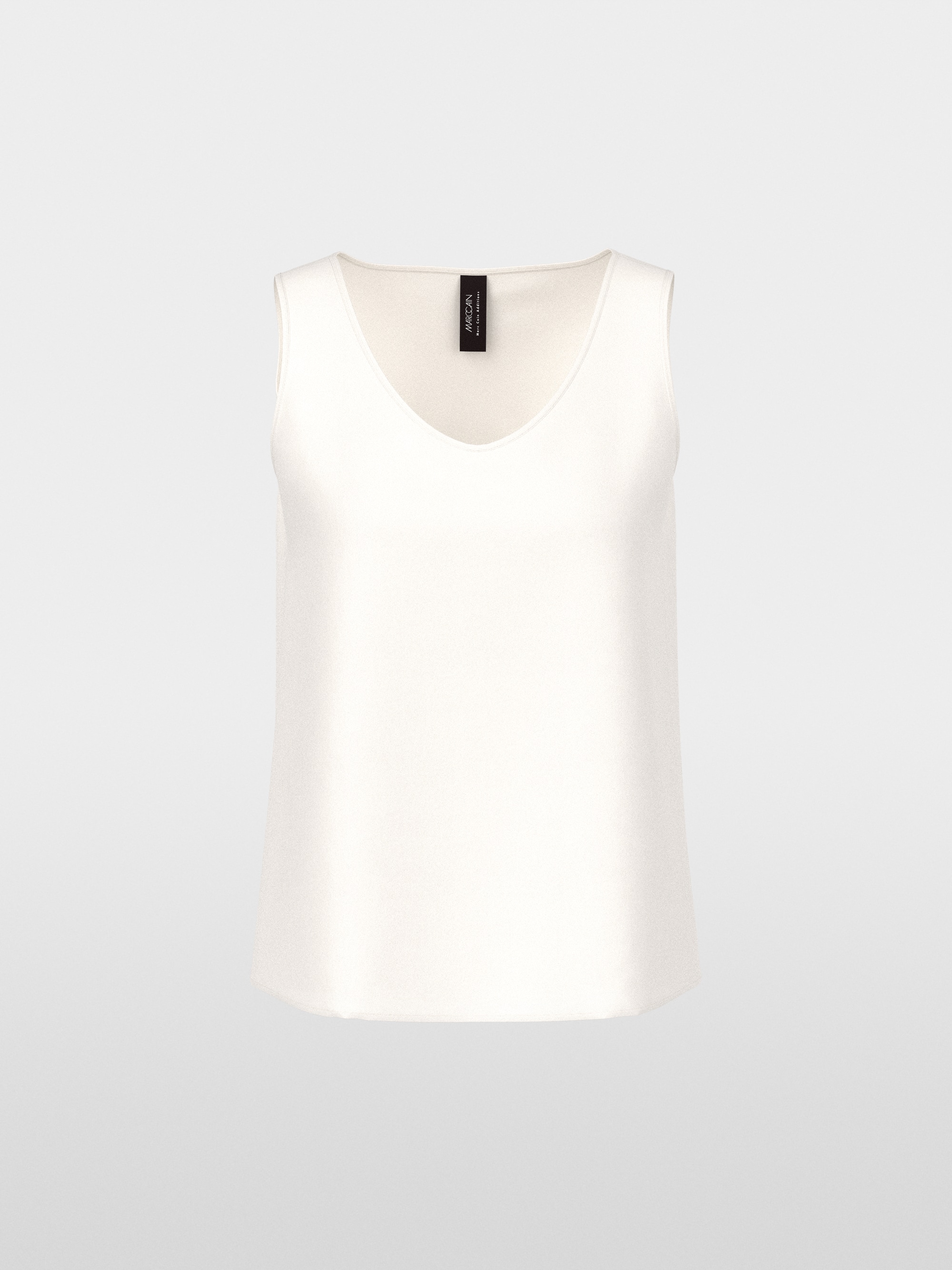 Shiny silk top