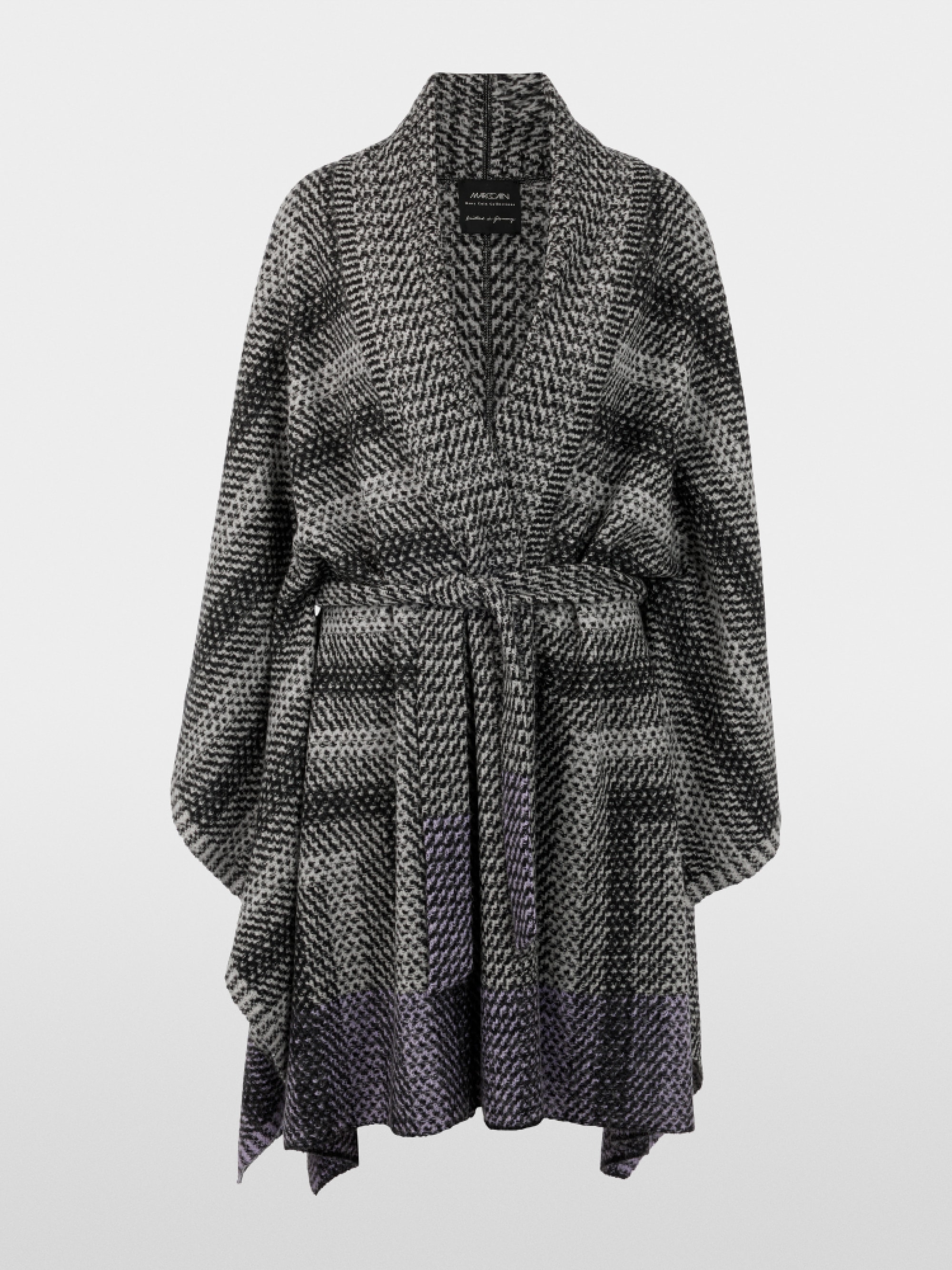 ‘Knitted in Germany’ knitted coat