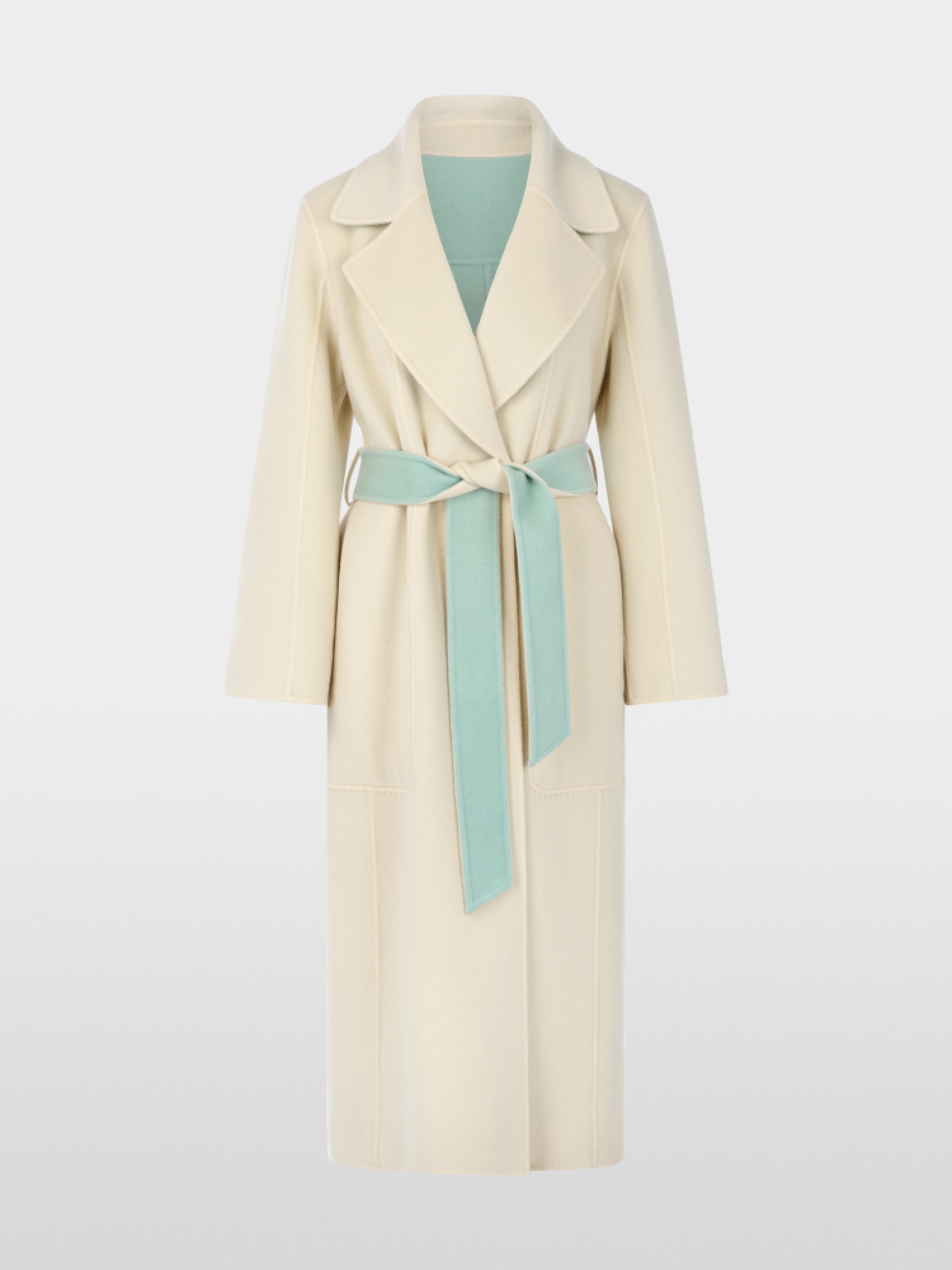 Luxurious reversible wool coat