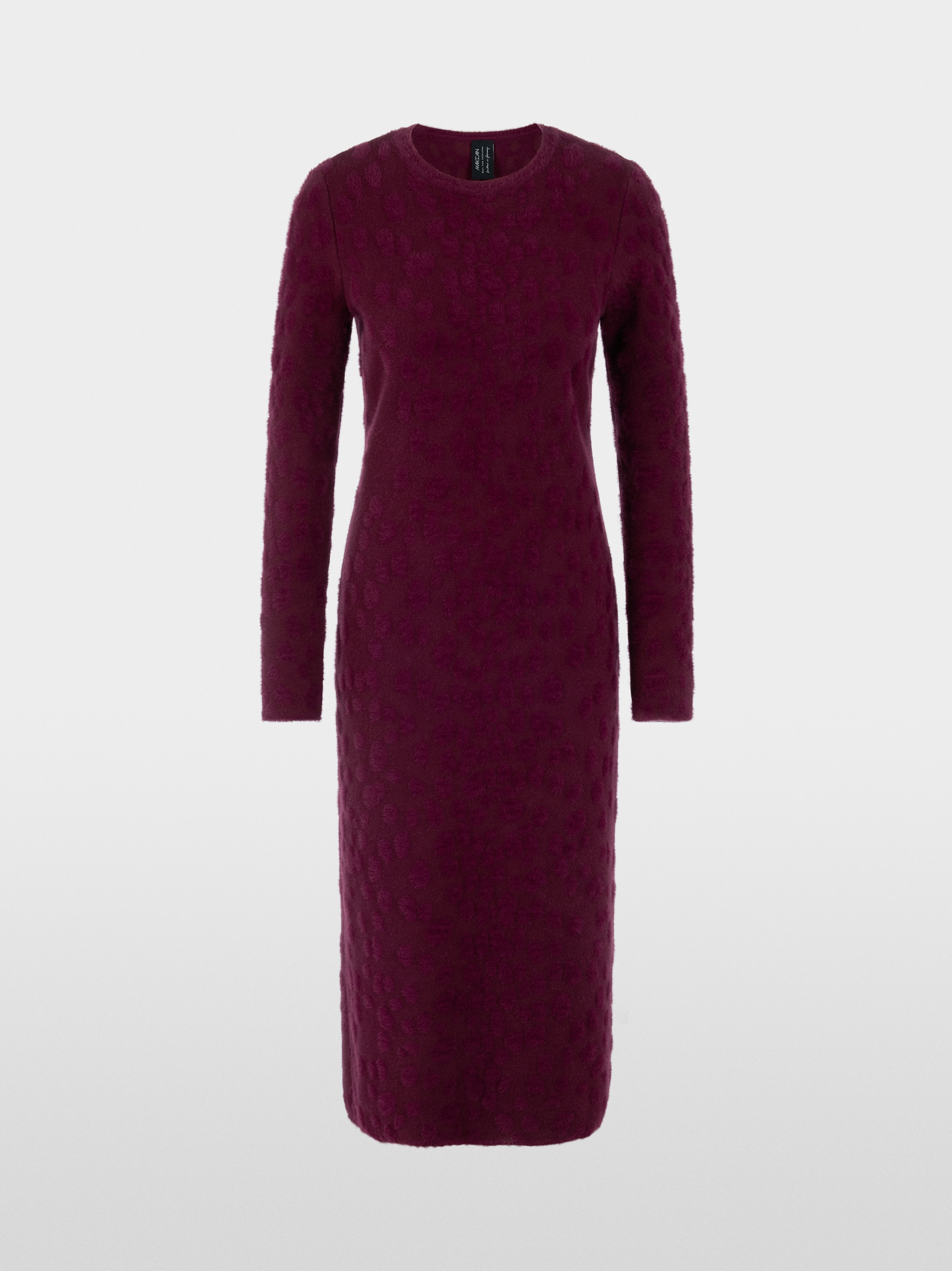 Robe longue à pois, tricotée en Allemagn