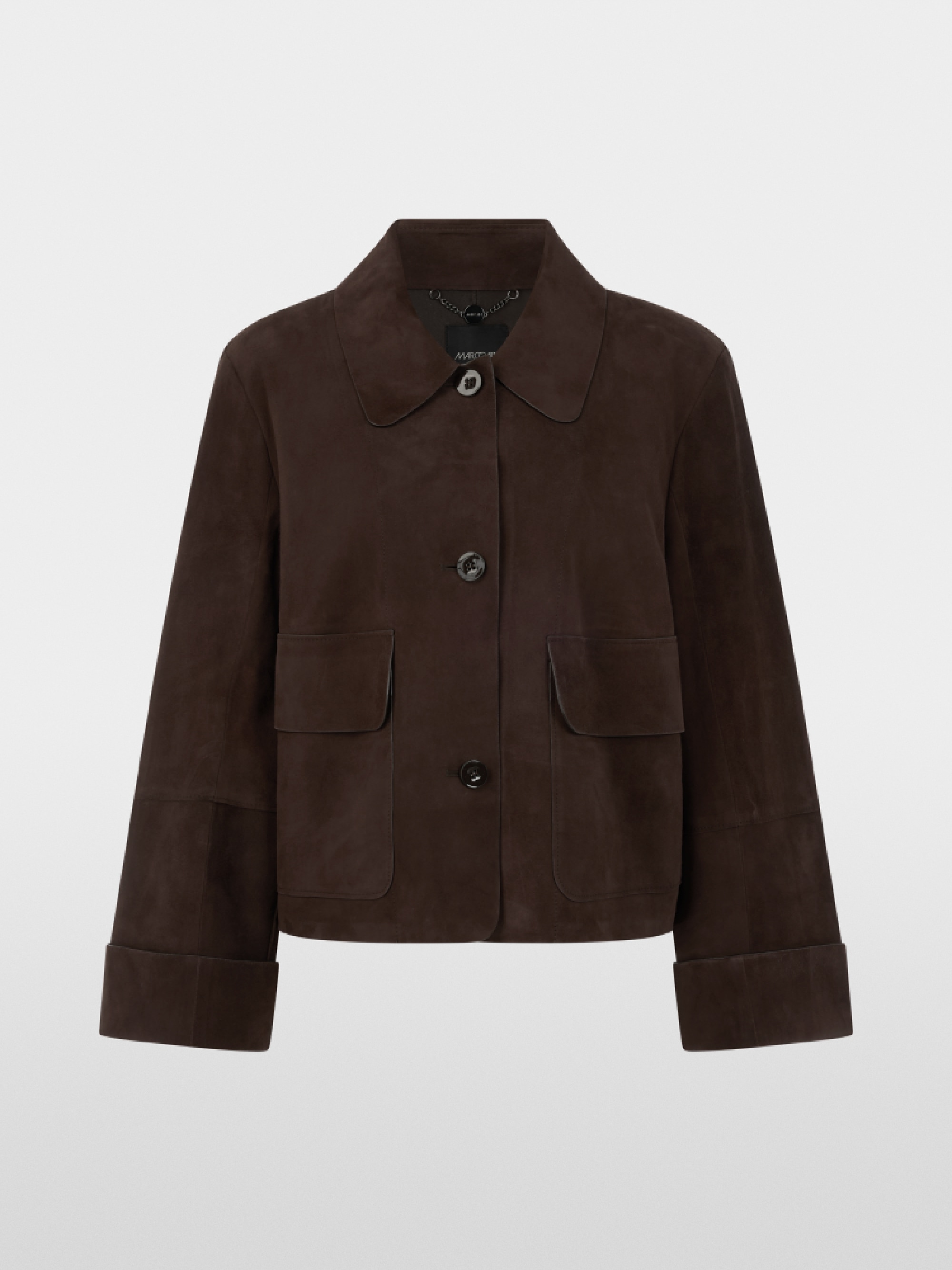 Short suede jacket