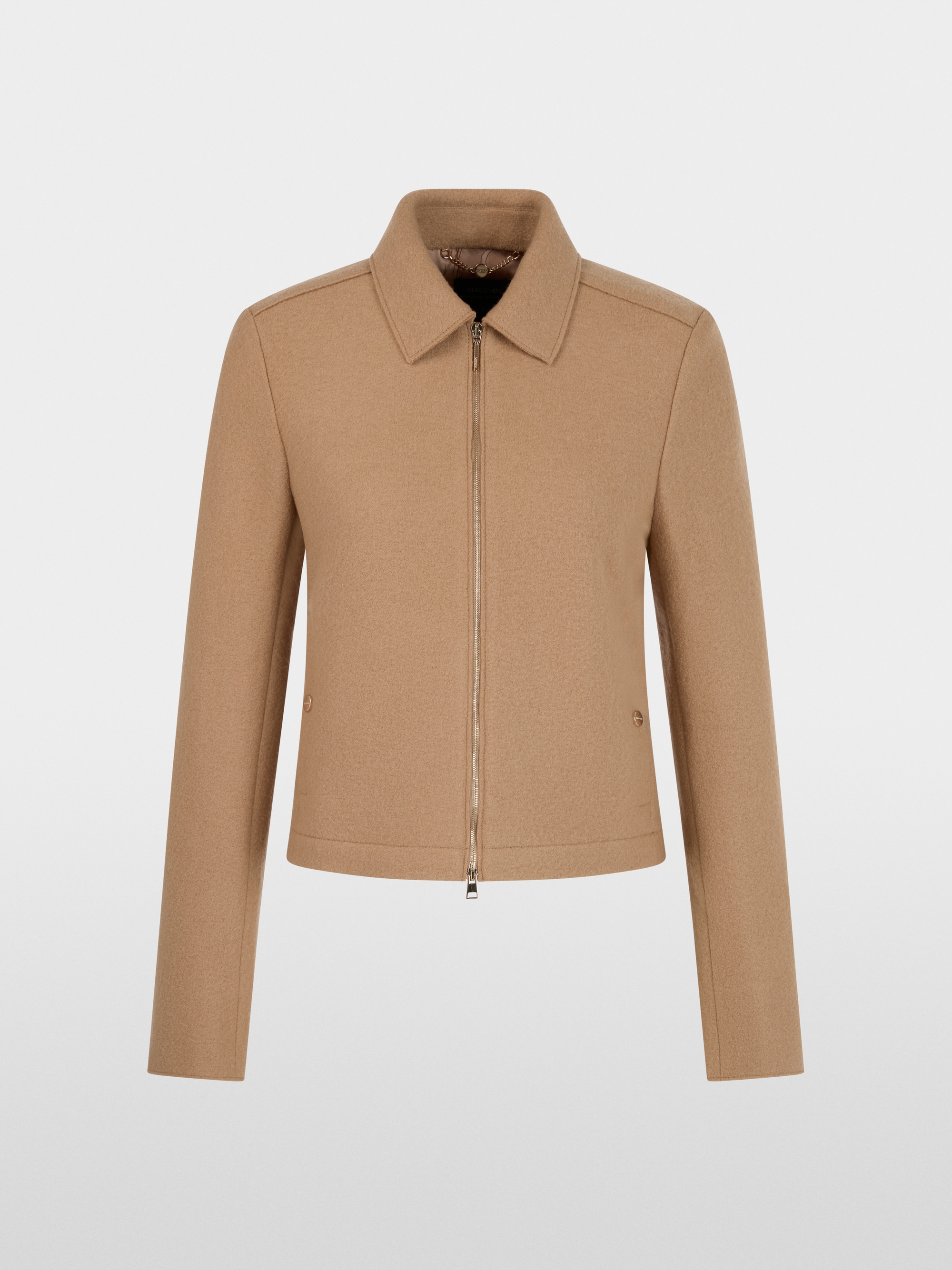 ‘Knitted in Germany’ short wool jacket
