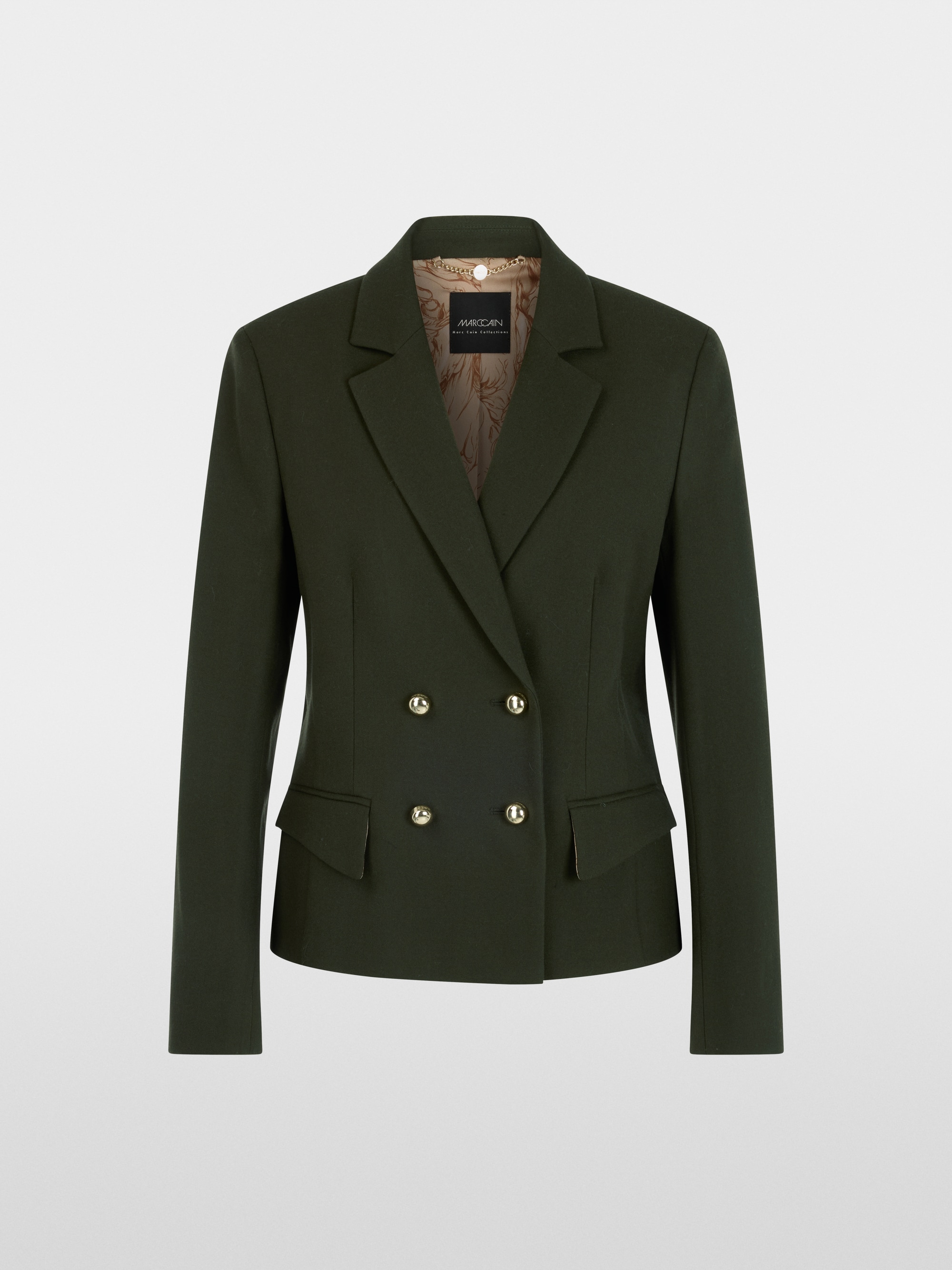 Fitted double-breasted blazer