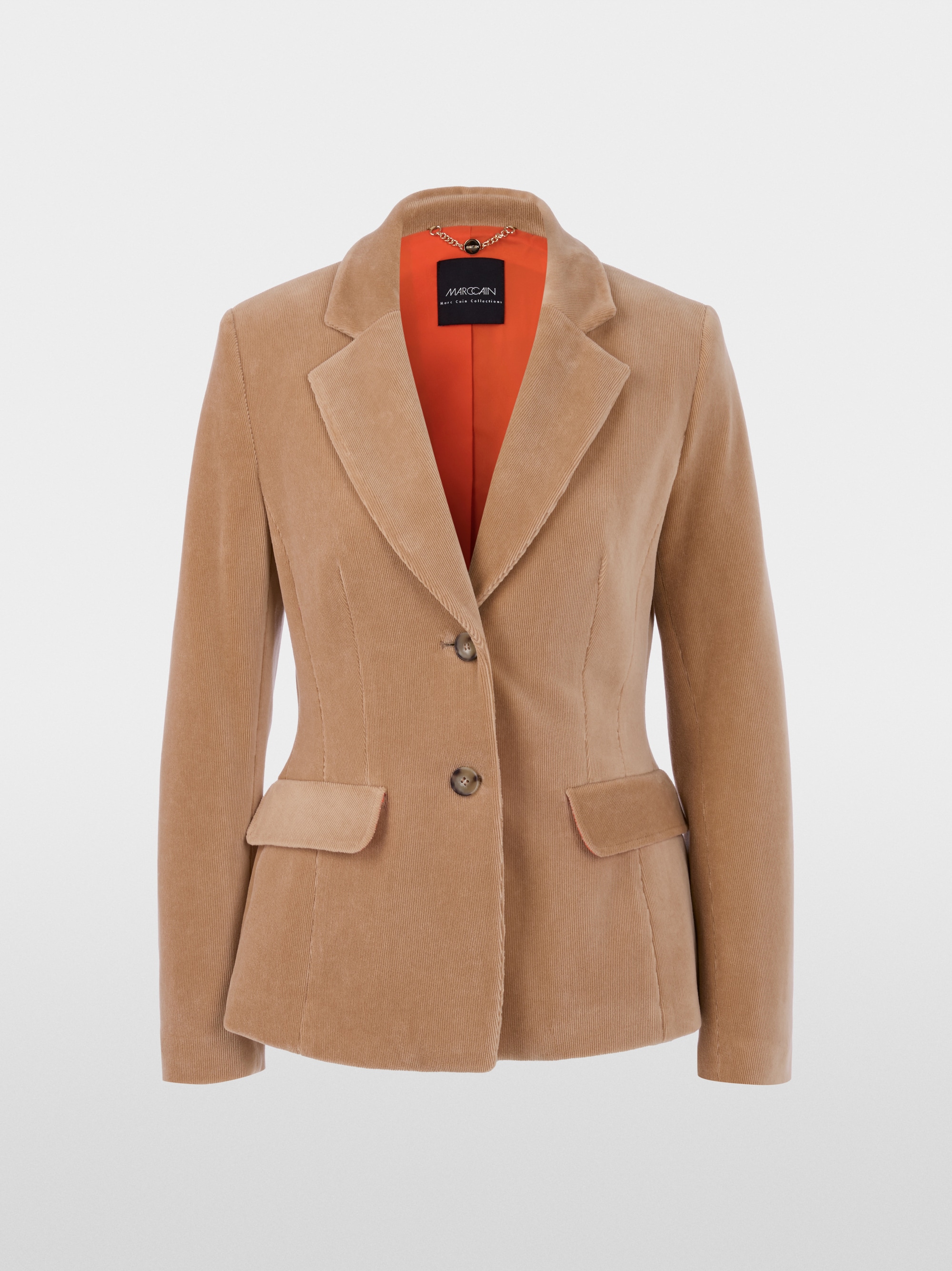 Soft fine corduroy blazer
