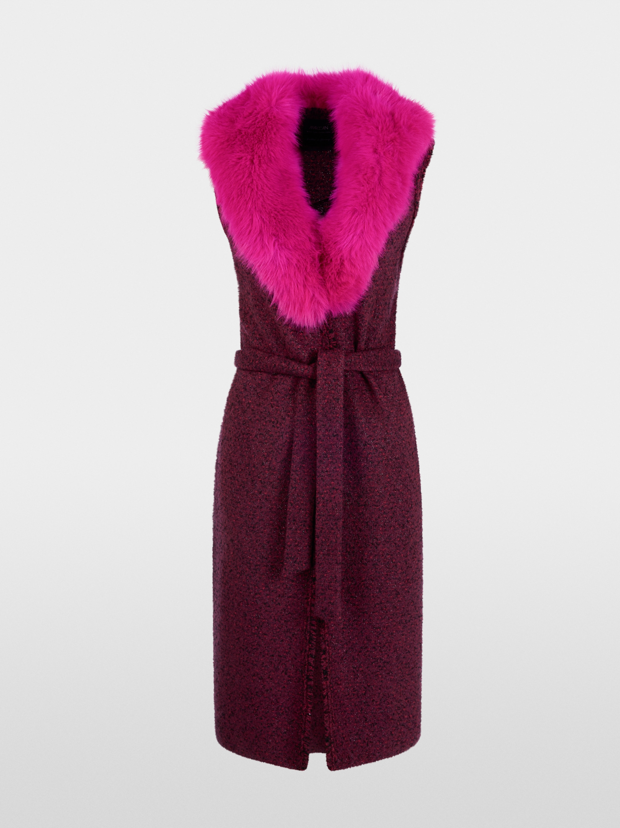 ‘Knitted in Germany’ long waistcoat