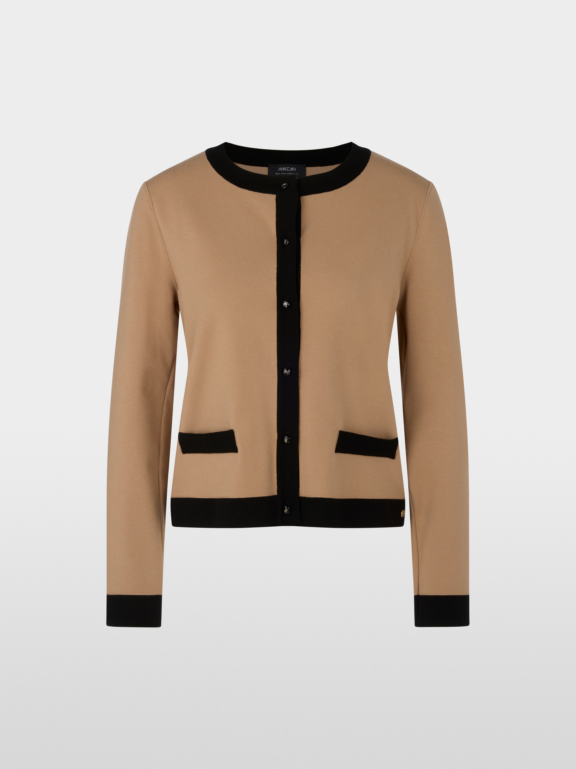 ‘Knitted in Germany’ fine-knit cardigan