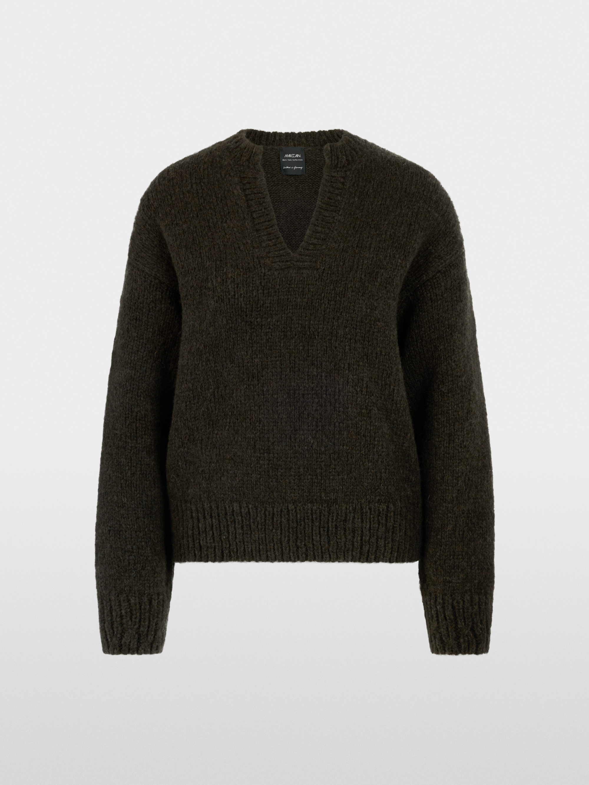 ‘Knitted in Germany’ chunky knit jumper
