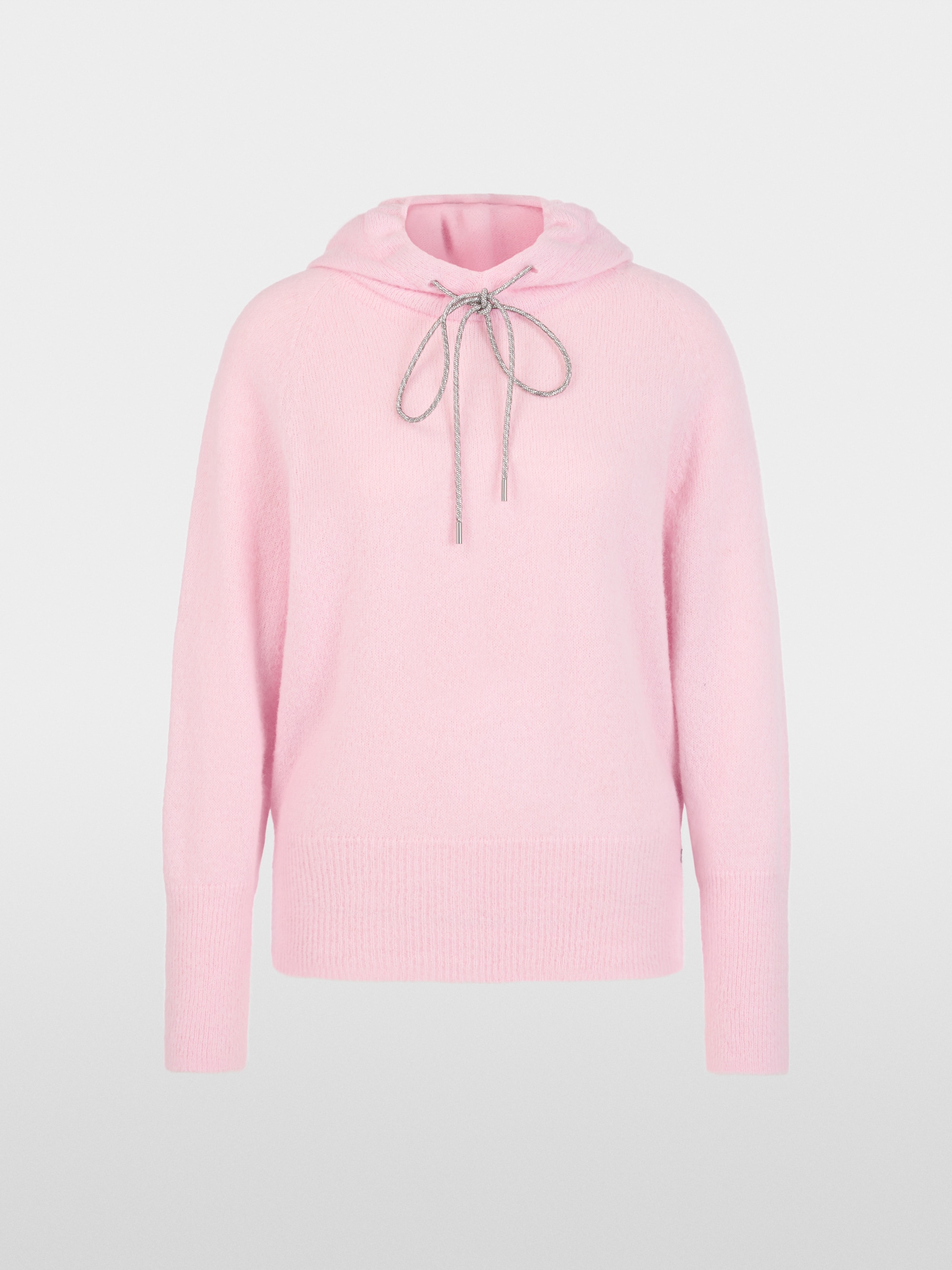 ‘Knitted in Germany’ hooded jumper