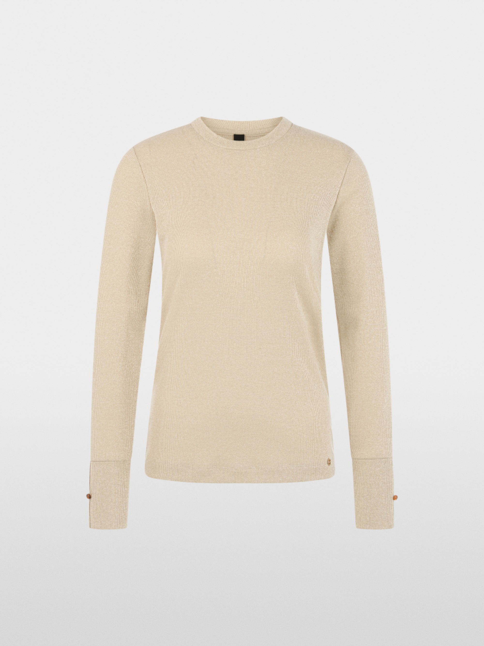 T-shirt à manches longues en lurex